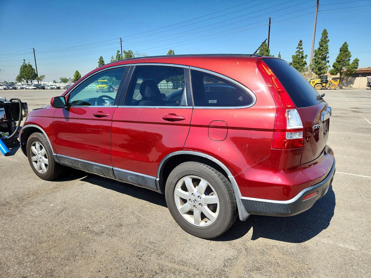 2008 Honda Cr-v Exl Burgundy vin: JHLRE487X8C027219