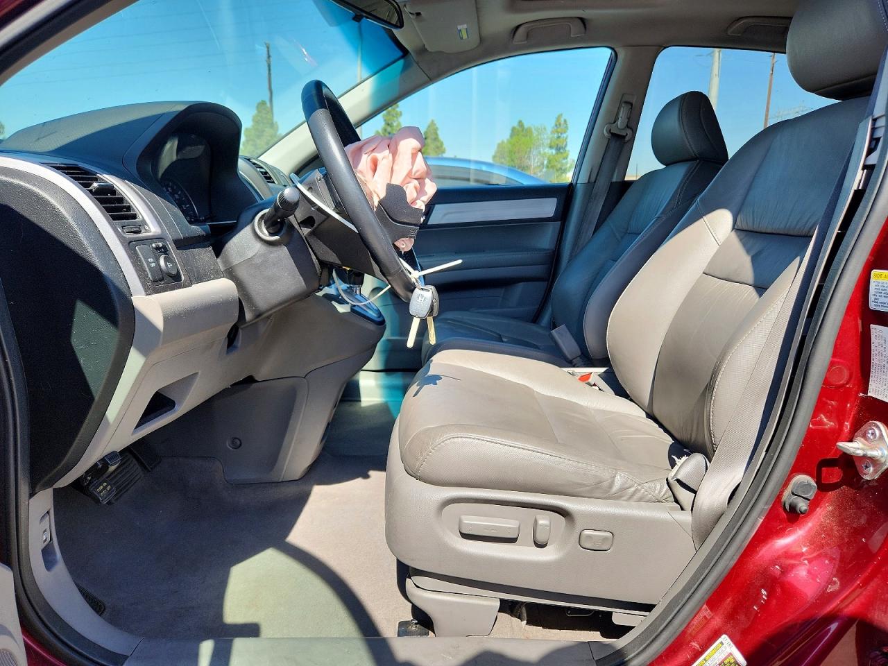 2008 Honda Cr-v Exl Burgundy vin: JHLRE487X8C027219