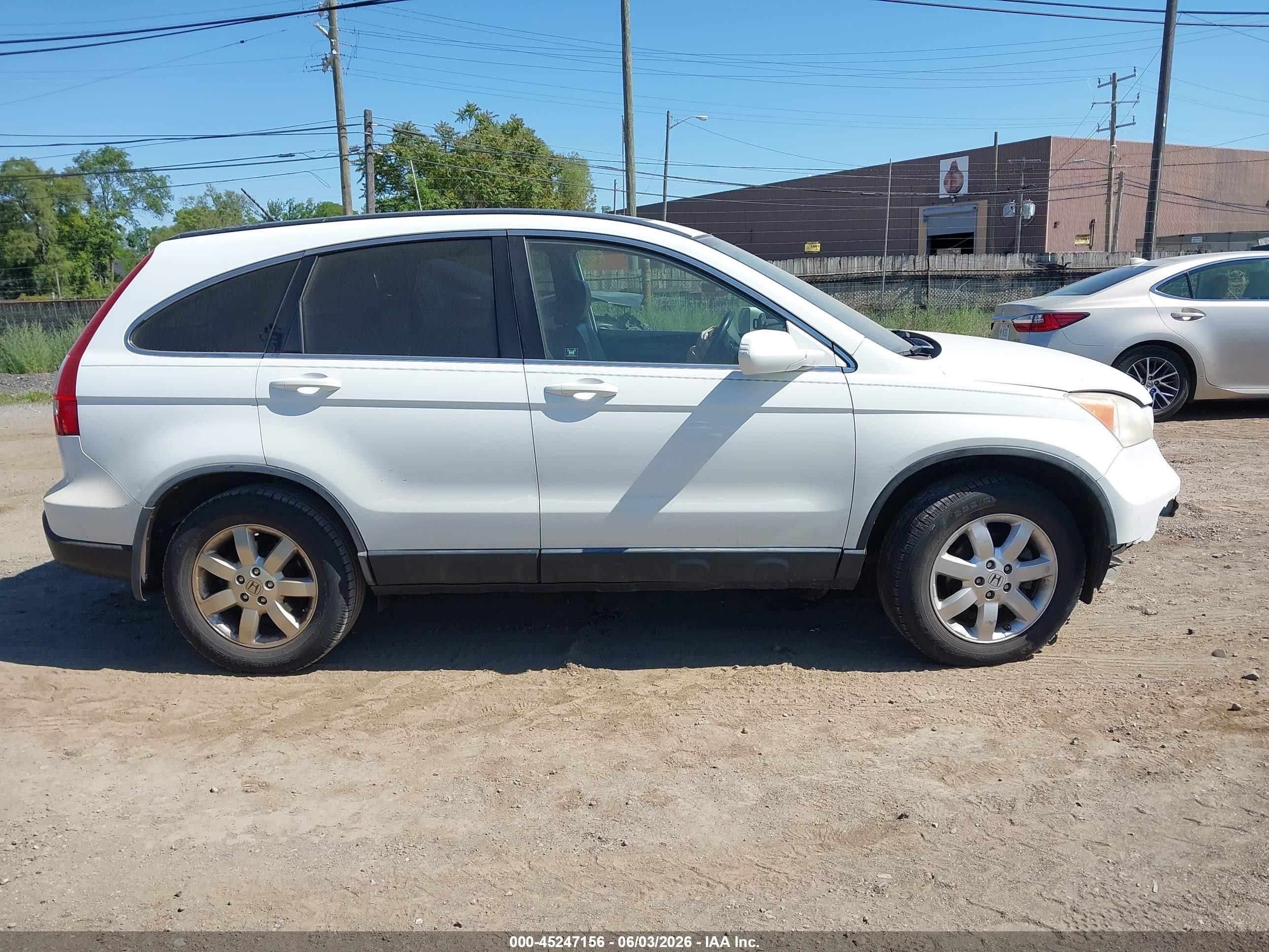 2008 Honda Cr-v Ex-l Белый vin: JHLRE487X8C037622