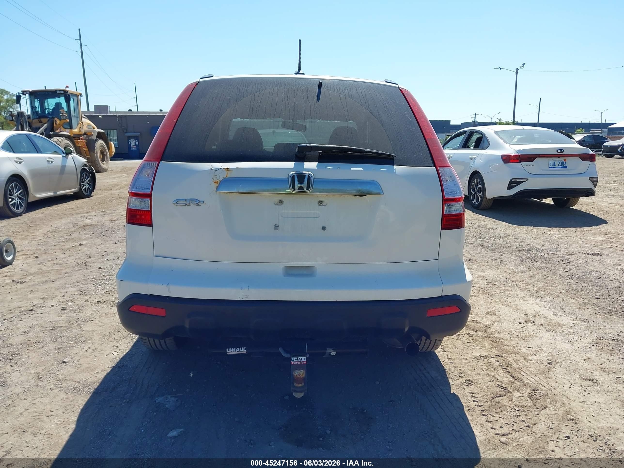 2008 Honda Cr-v Ex-l Белый vin: JHLRE487X8C037622