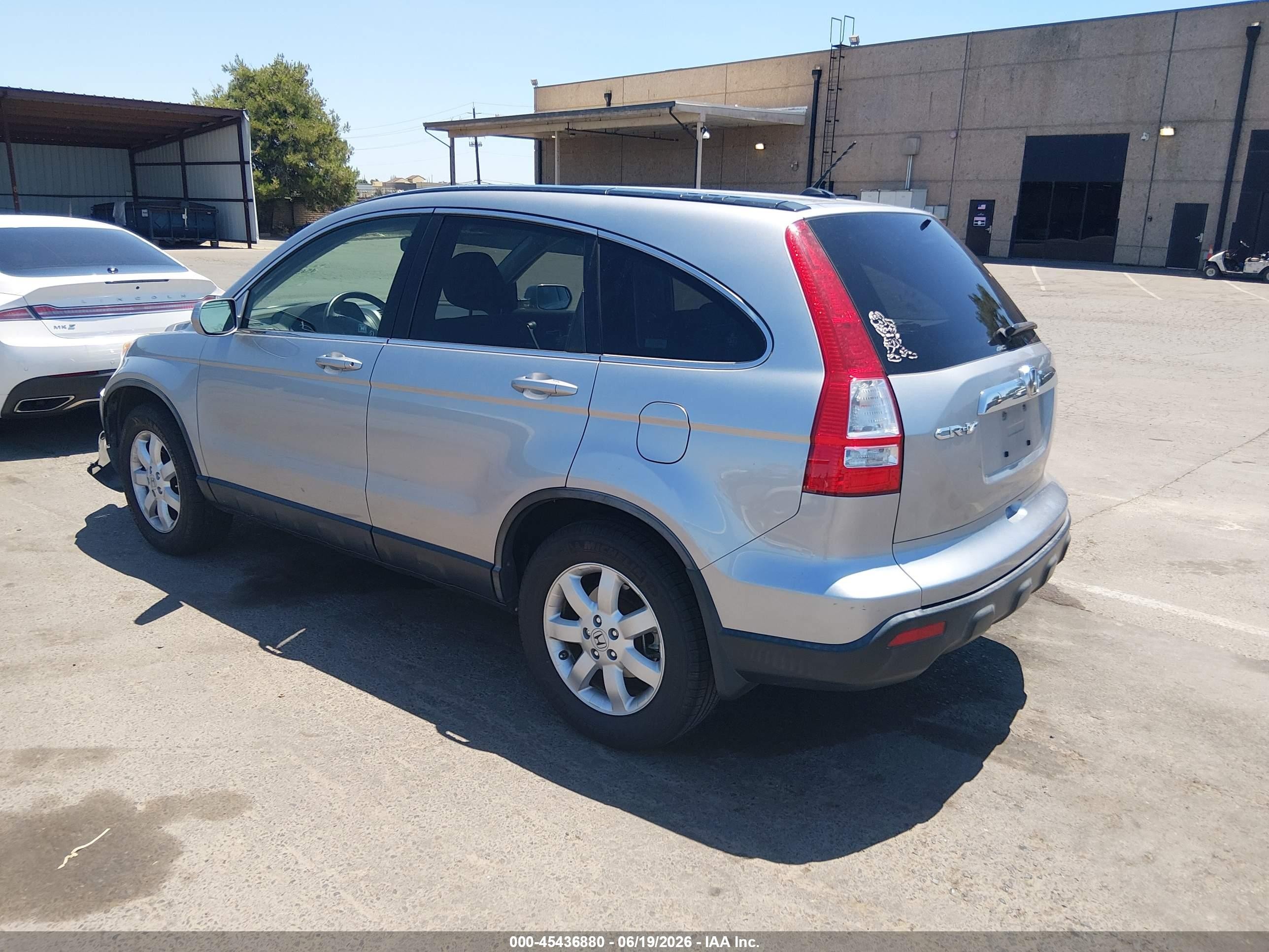 2008 Honda Cr-v Ex-l Silver vin: JHLRE487X8C039936
