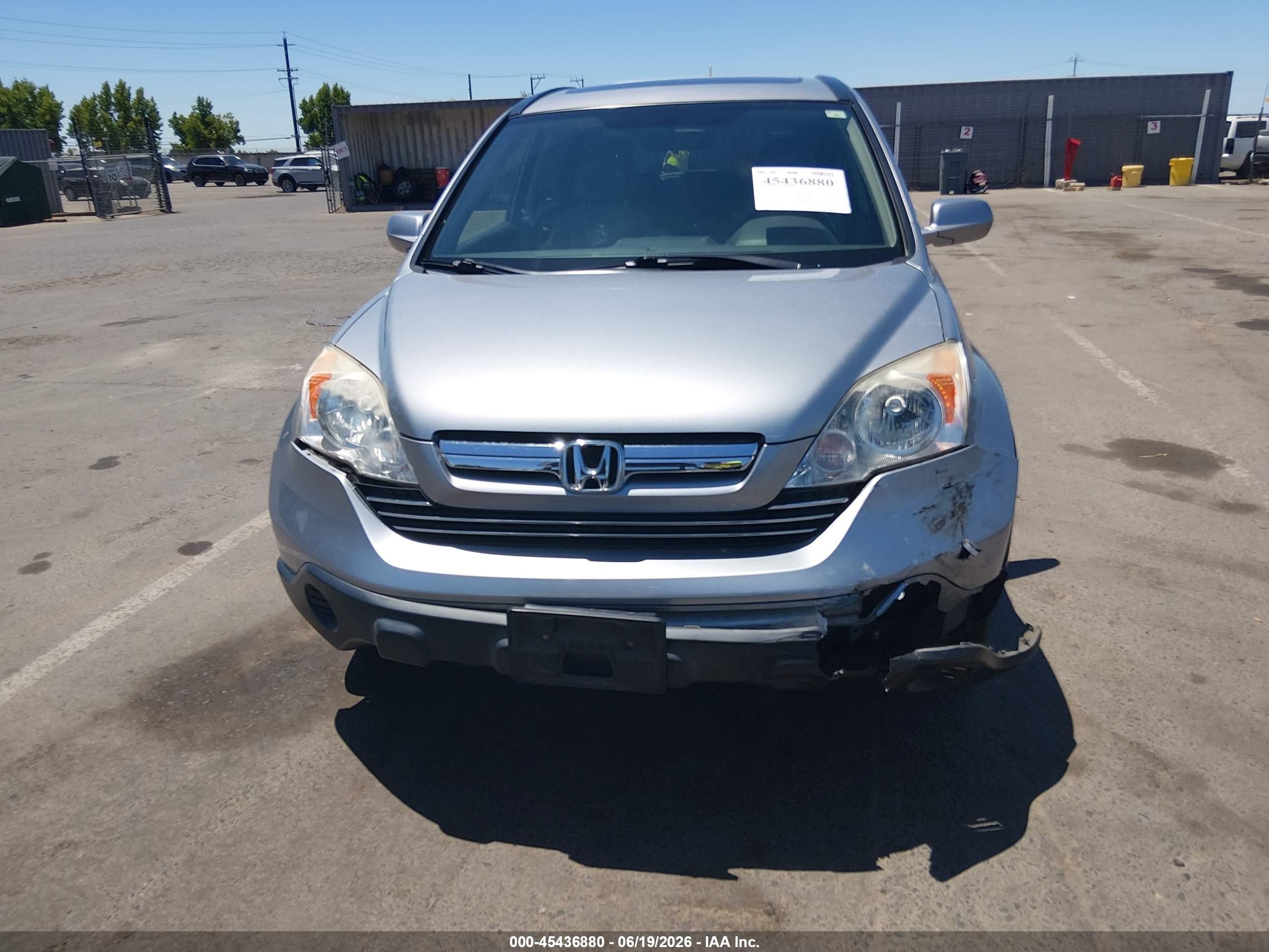 2008 Honda Cr-v Ex-l Silver vin: JHLRE487X8C039936