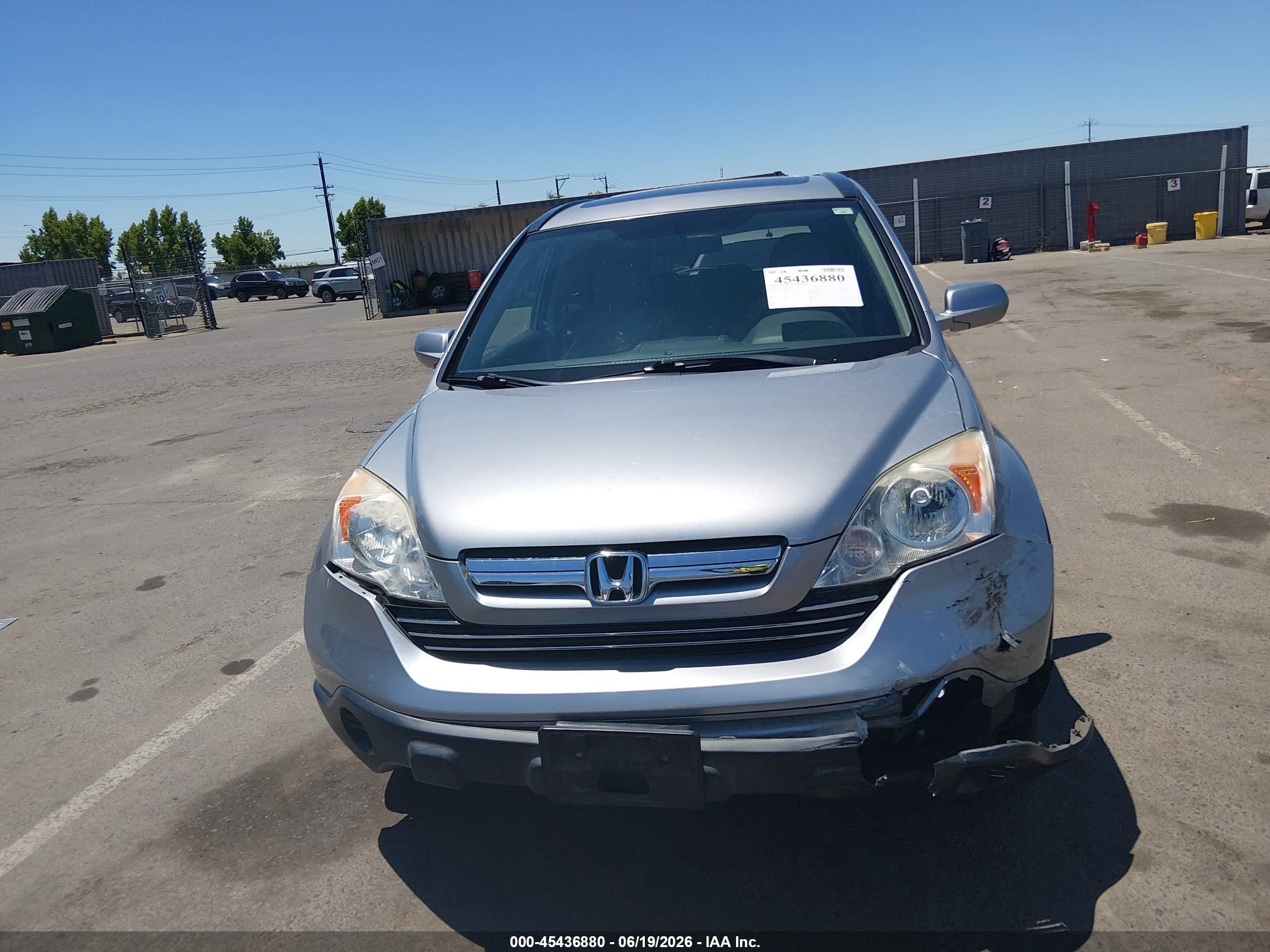 2008 Honda Cr-v Ex-l Silver vin: JHLRE487X8C039936