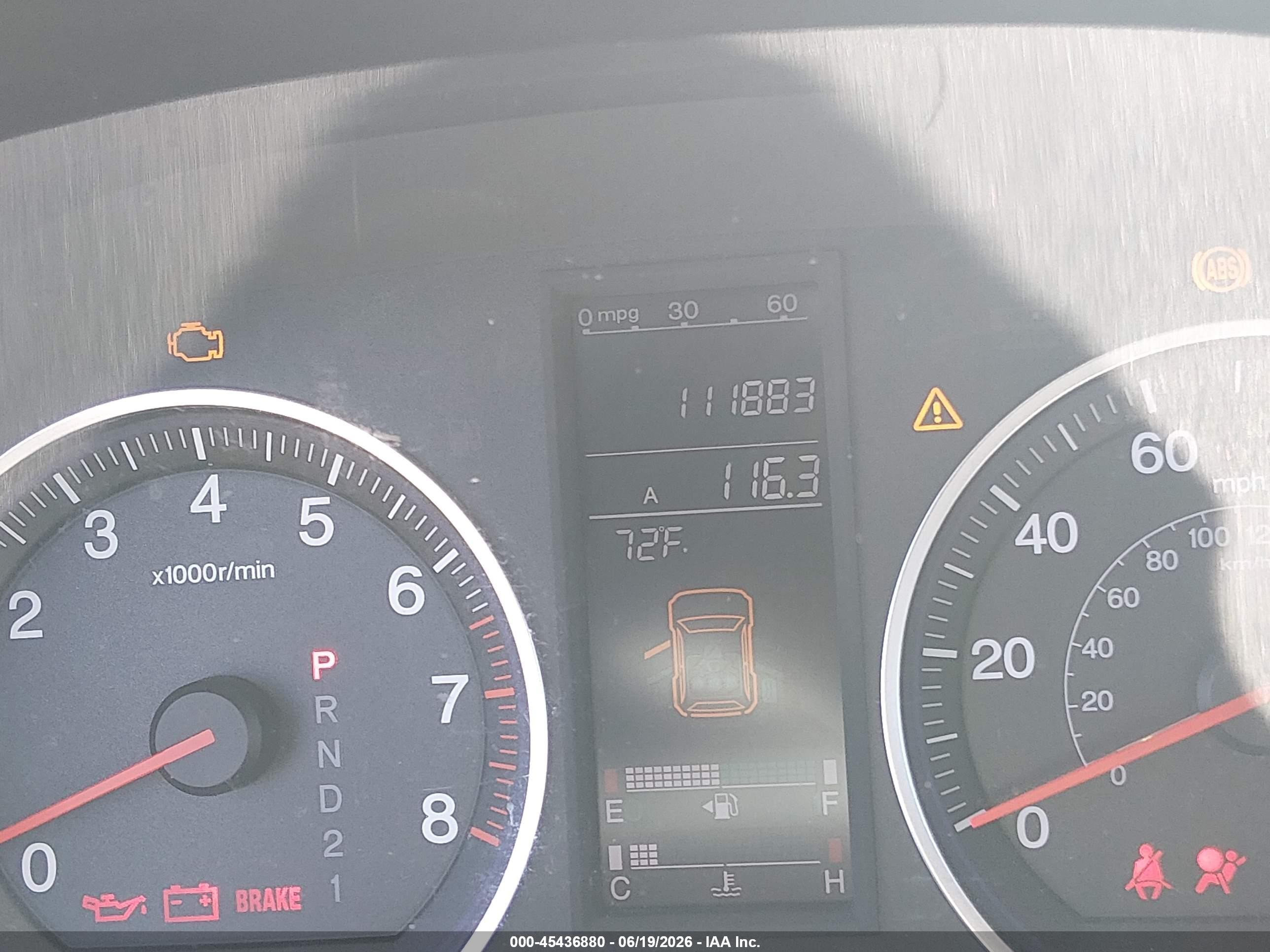 2008 Honda Cr-v Ex-l Silver vin: JHLRE487X8C039936