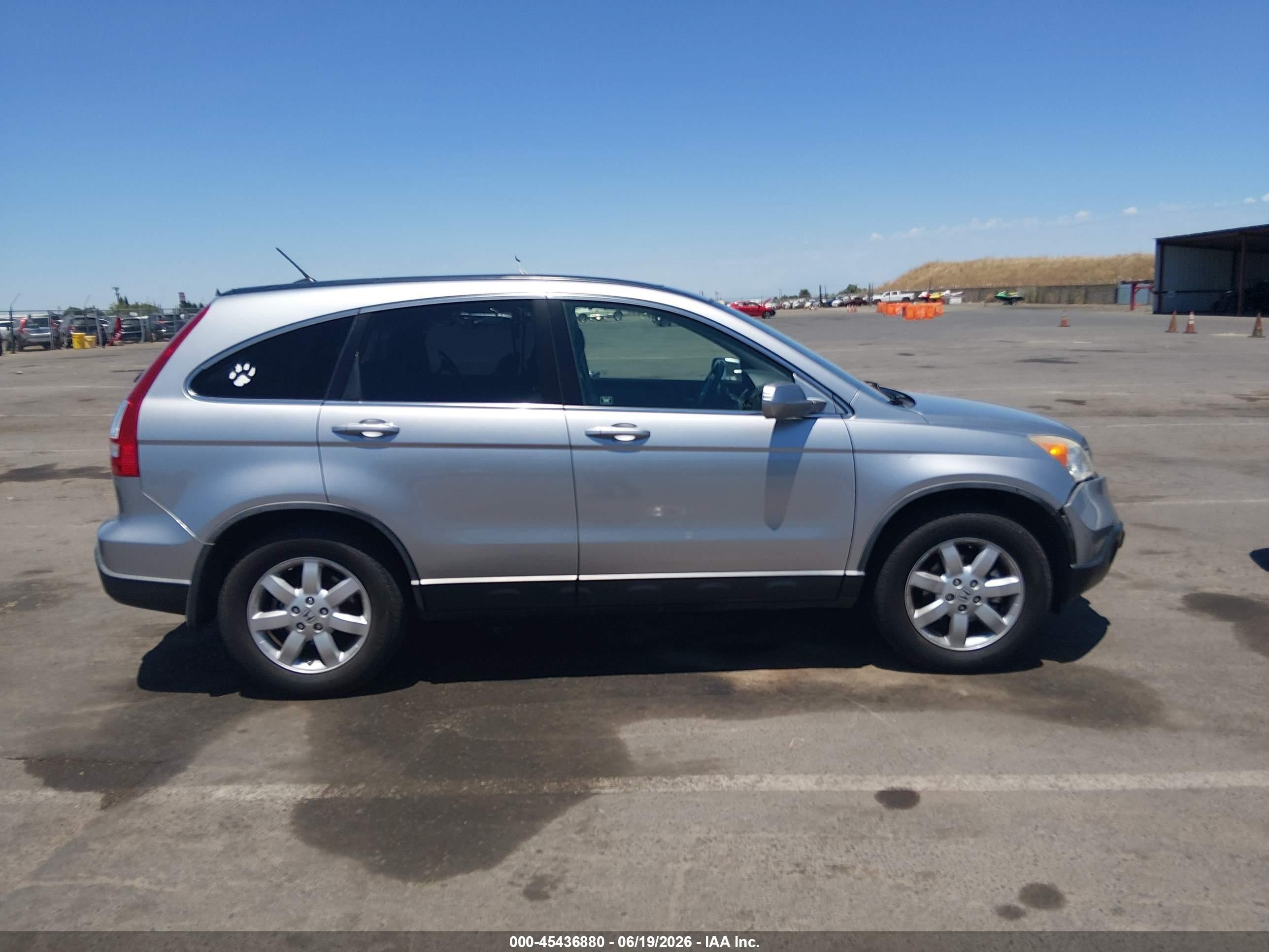 2008 Honda Cr-v Ex-l Silver vin: JHLRE487X8C039936
