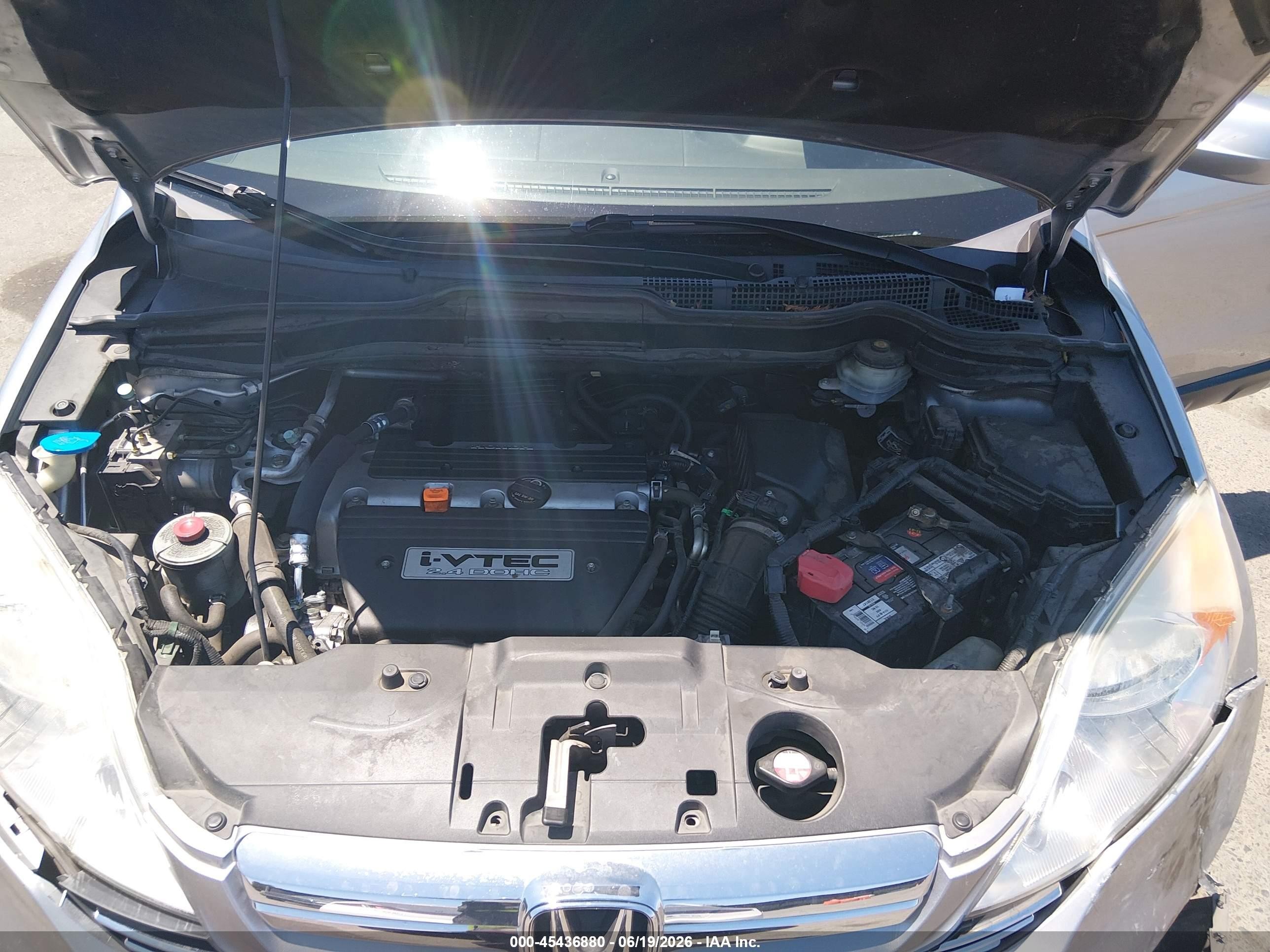 2008 Honda Cr-v Ex-l Silver vin: JHLRE487X8C039936