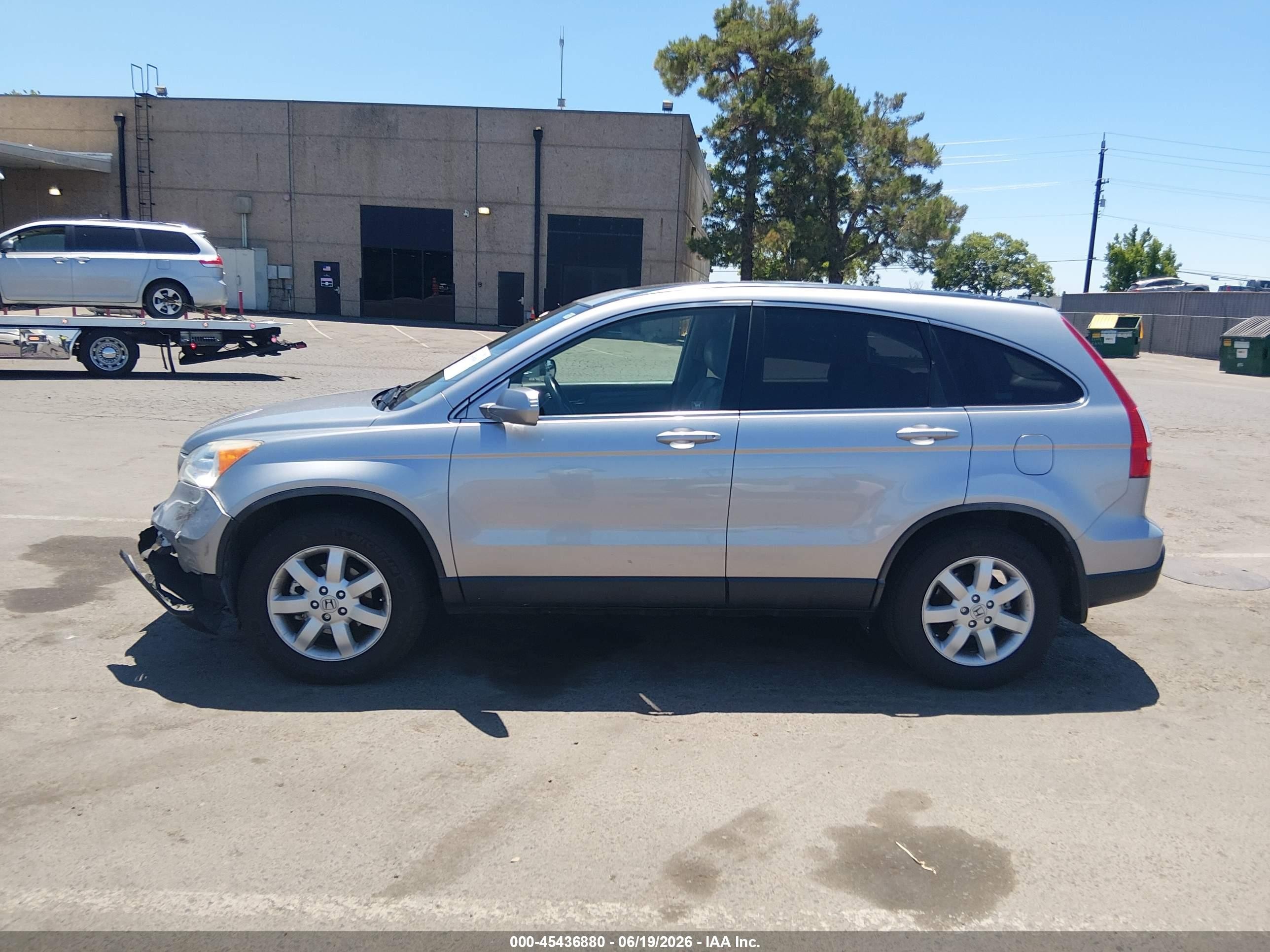 2008 Honda Cr-v Ex-l Silver vin: JHLRE487X8C039936