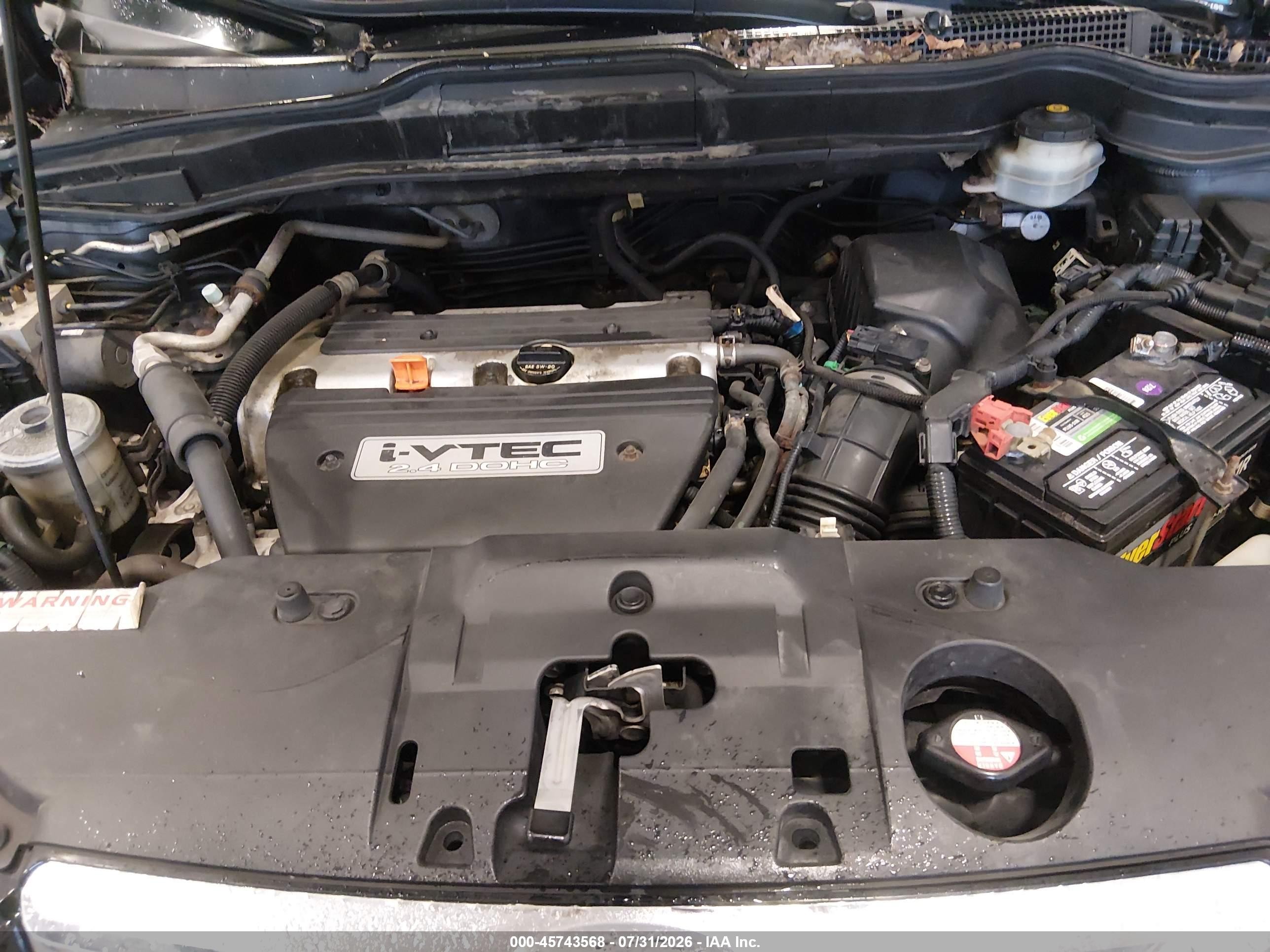 2008 Honda Cr-v Ex-l Black vin: JHLRE487X8C046529