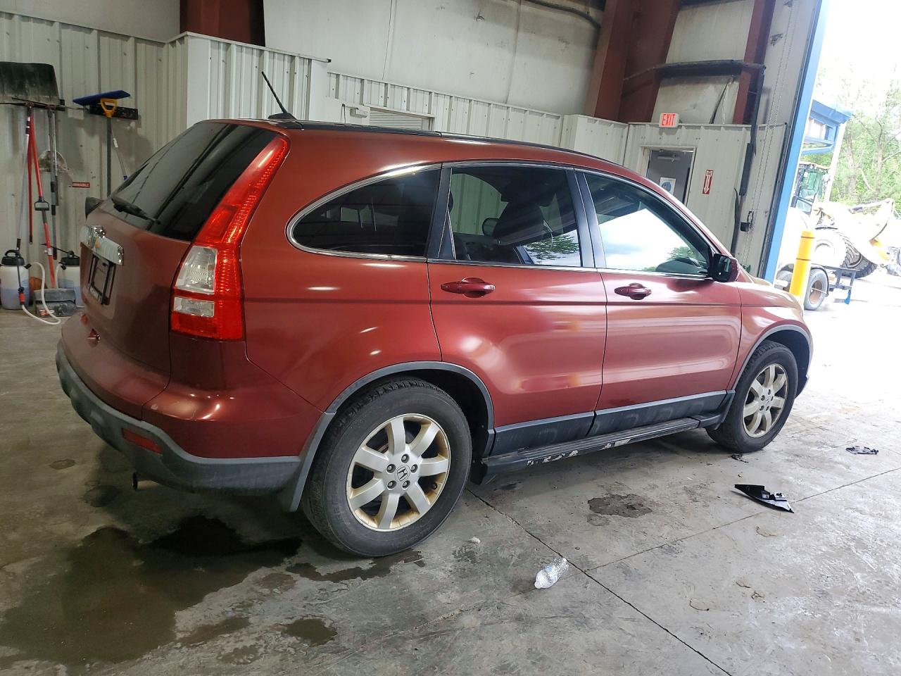 2008 Honda Cr-v Exl Brown vin: JHLRE487X8C056543