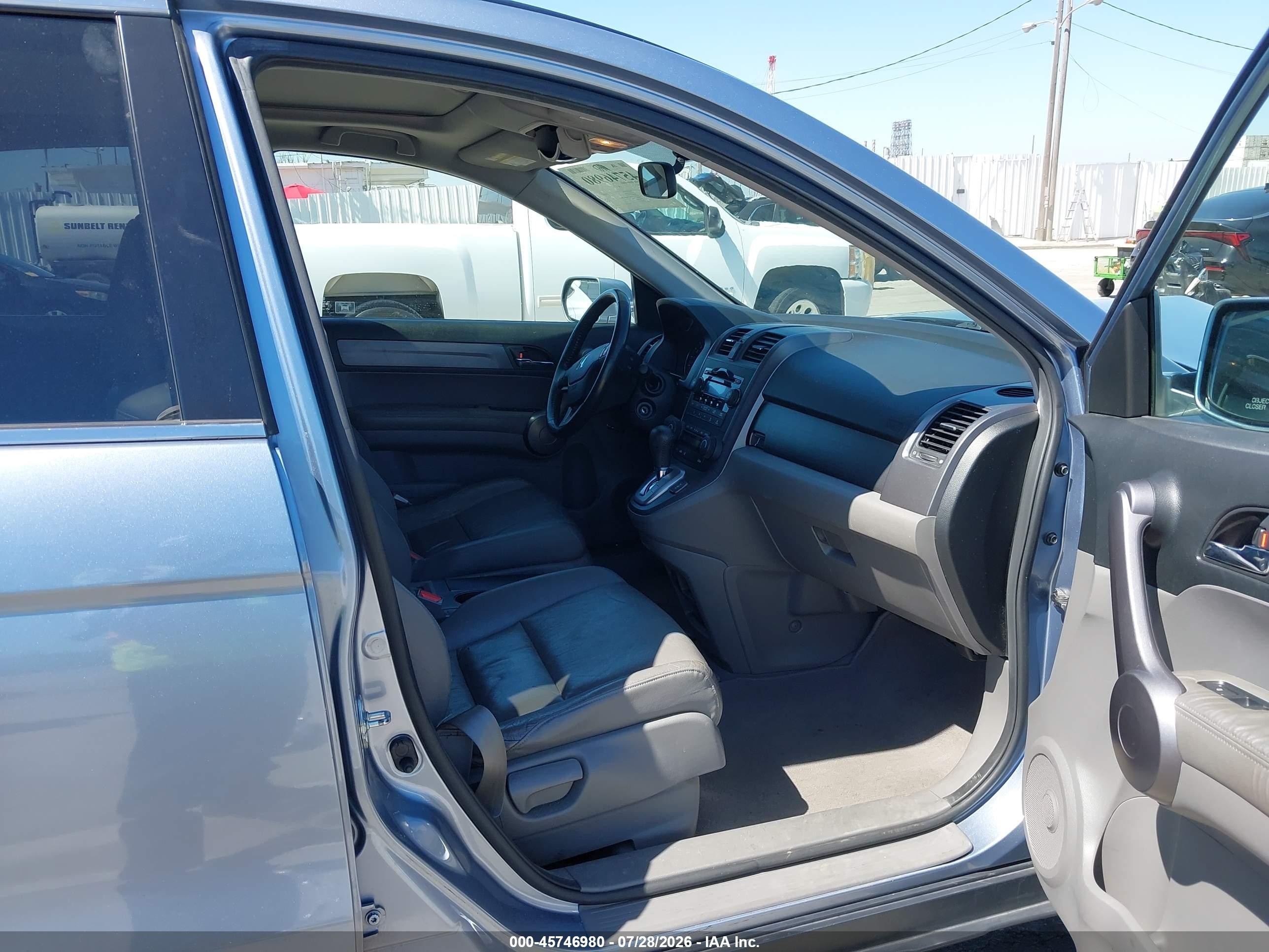 2008 Honda Cr-v Ex-l Light Blue vin: JHLRE487X8C062780
