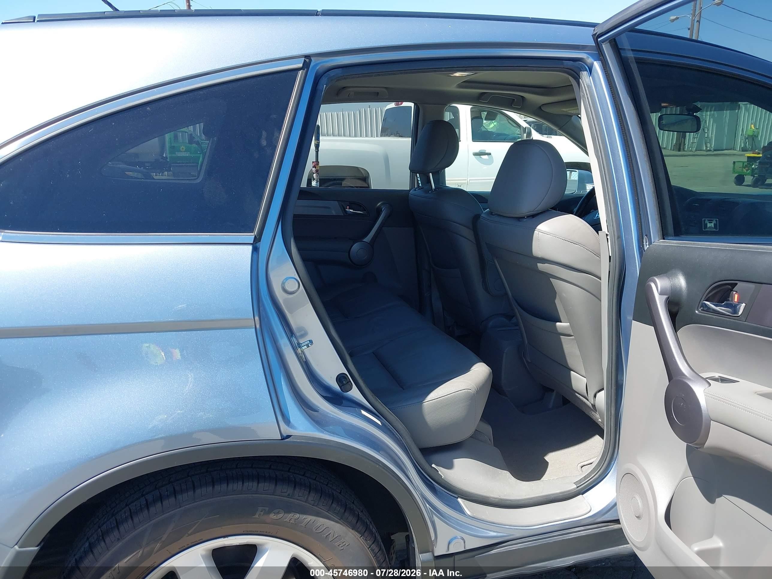 2008 Honda Cr-v Ex-l Light Blue vin: JHLRE487X8C062780