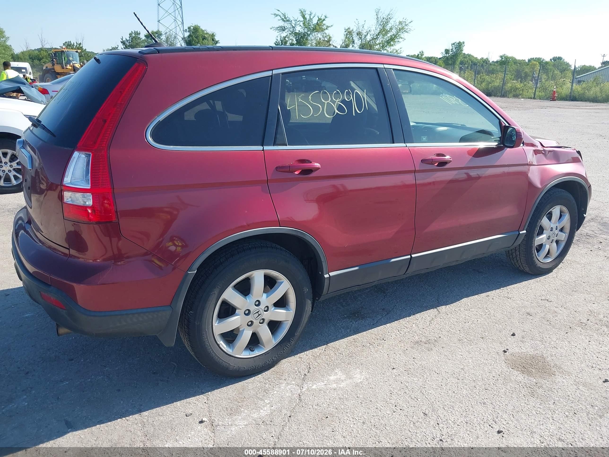 2008 Honda Cr-v Ex-l Синий vin: JHLRE487X8C069261