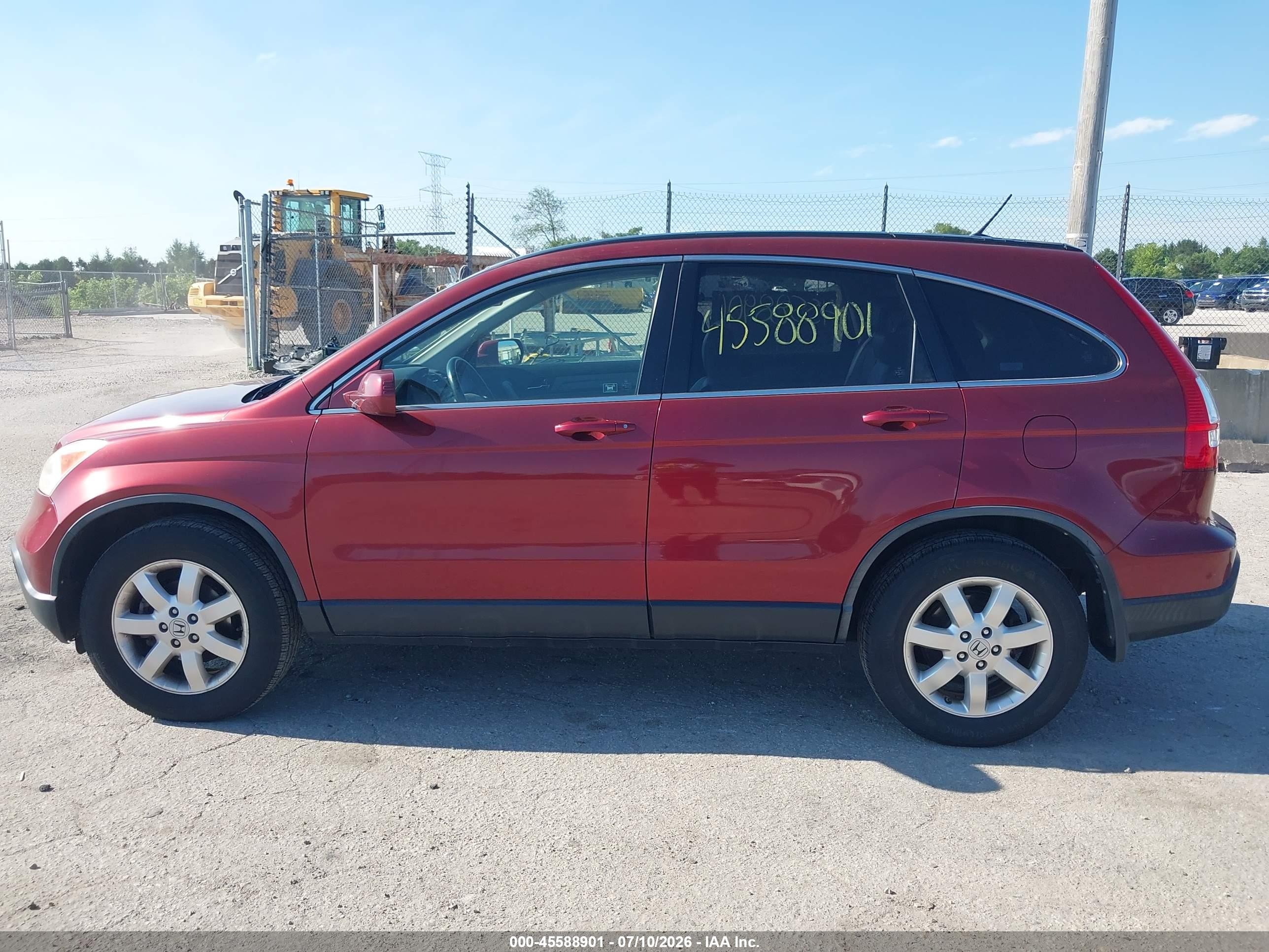 2008 Honda Cr-v Ex-l Синий vin: JHLRE487X8C069261
