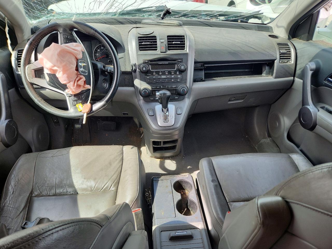 2008 Honda Cr-v Exl White vin: JHLRE487X8C070507