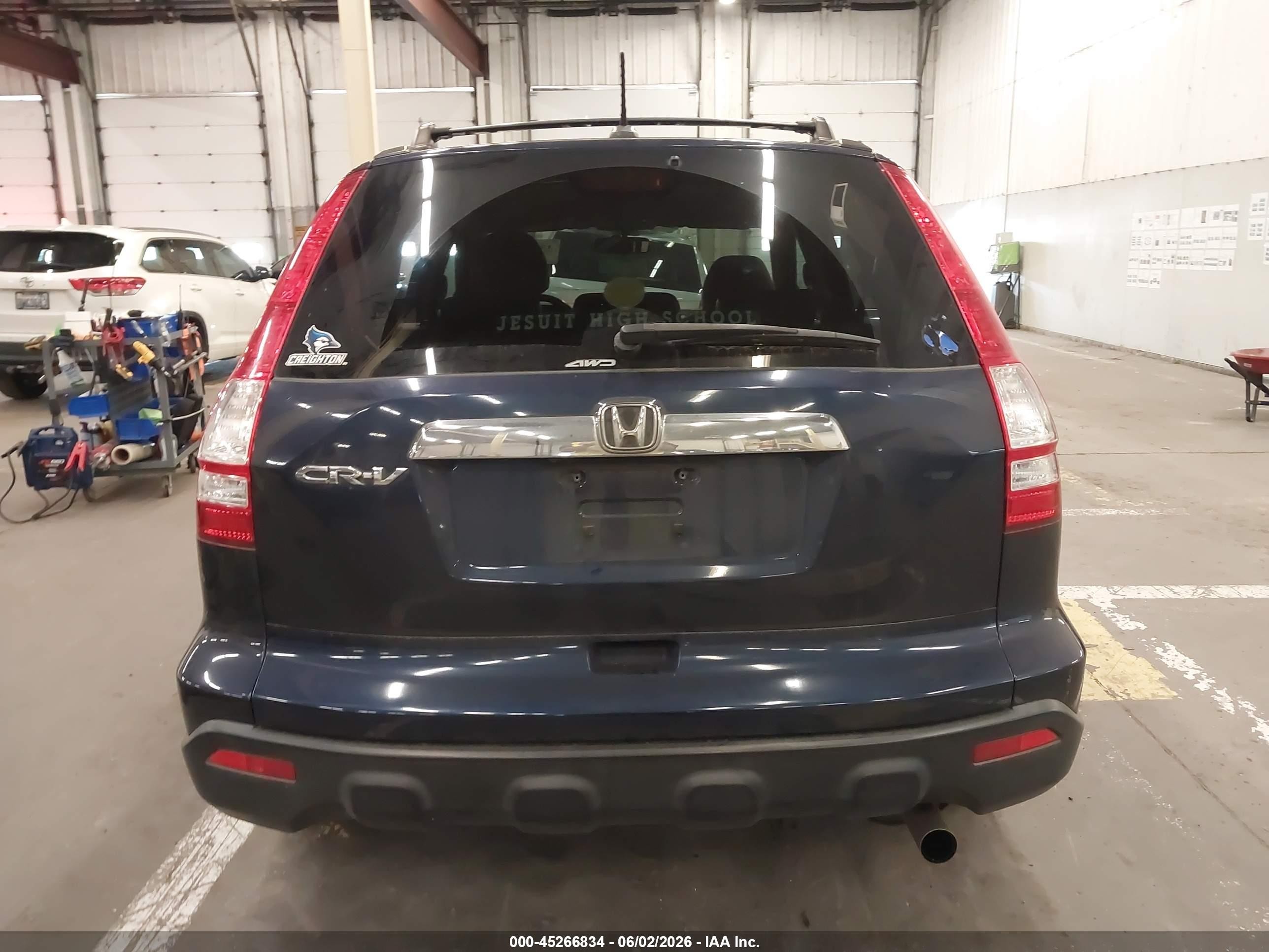 2008 Honda Cr-v Ex-l Blue vin: JHLRE487X8C074668
