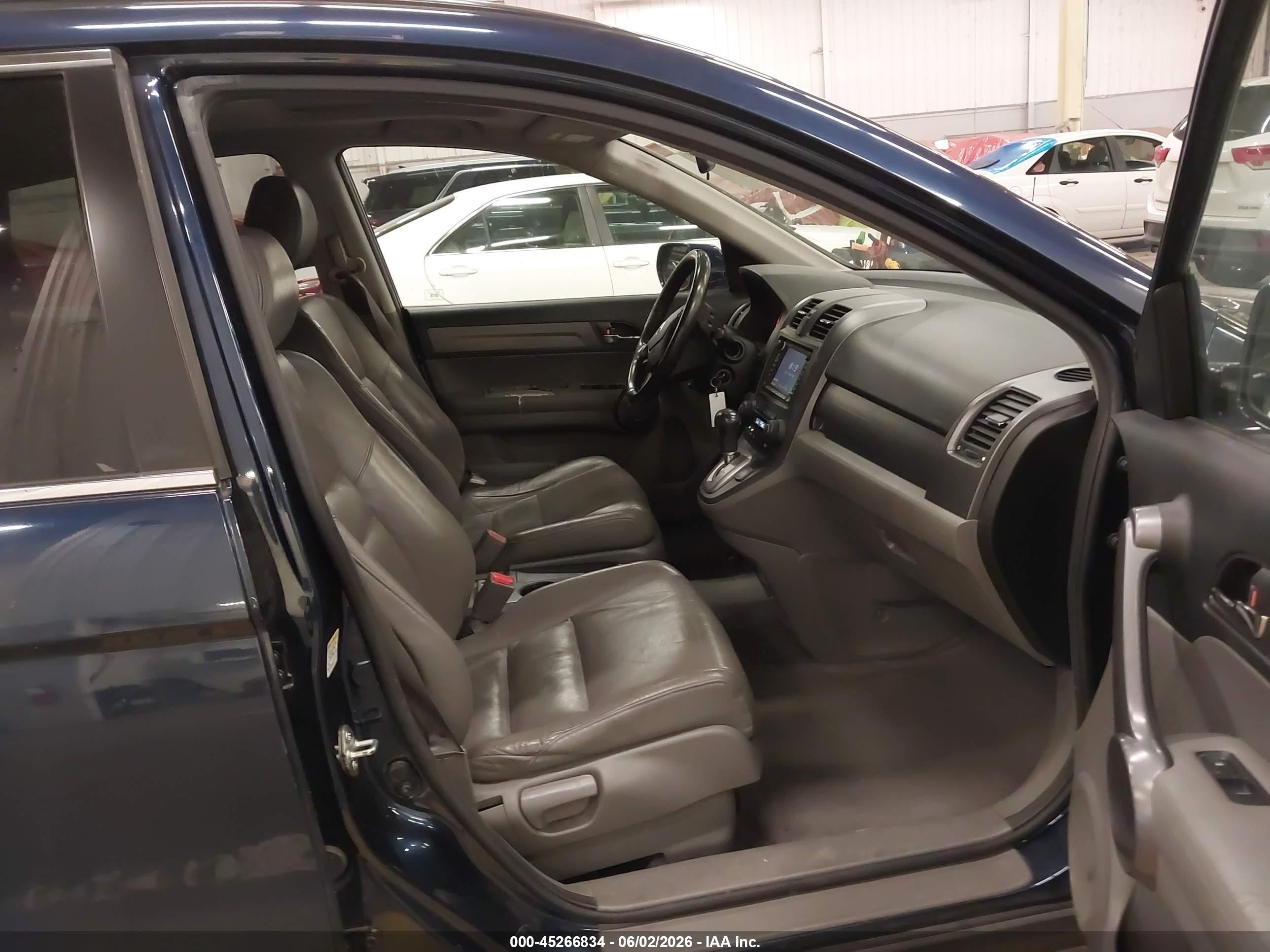 2008 Honda Cr-v Ex-l Blue vin: JHLRE487X8C074668