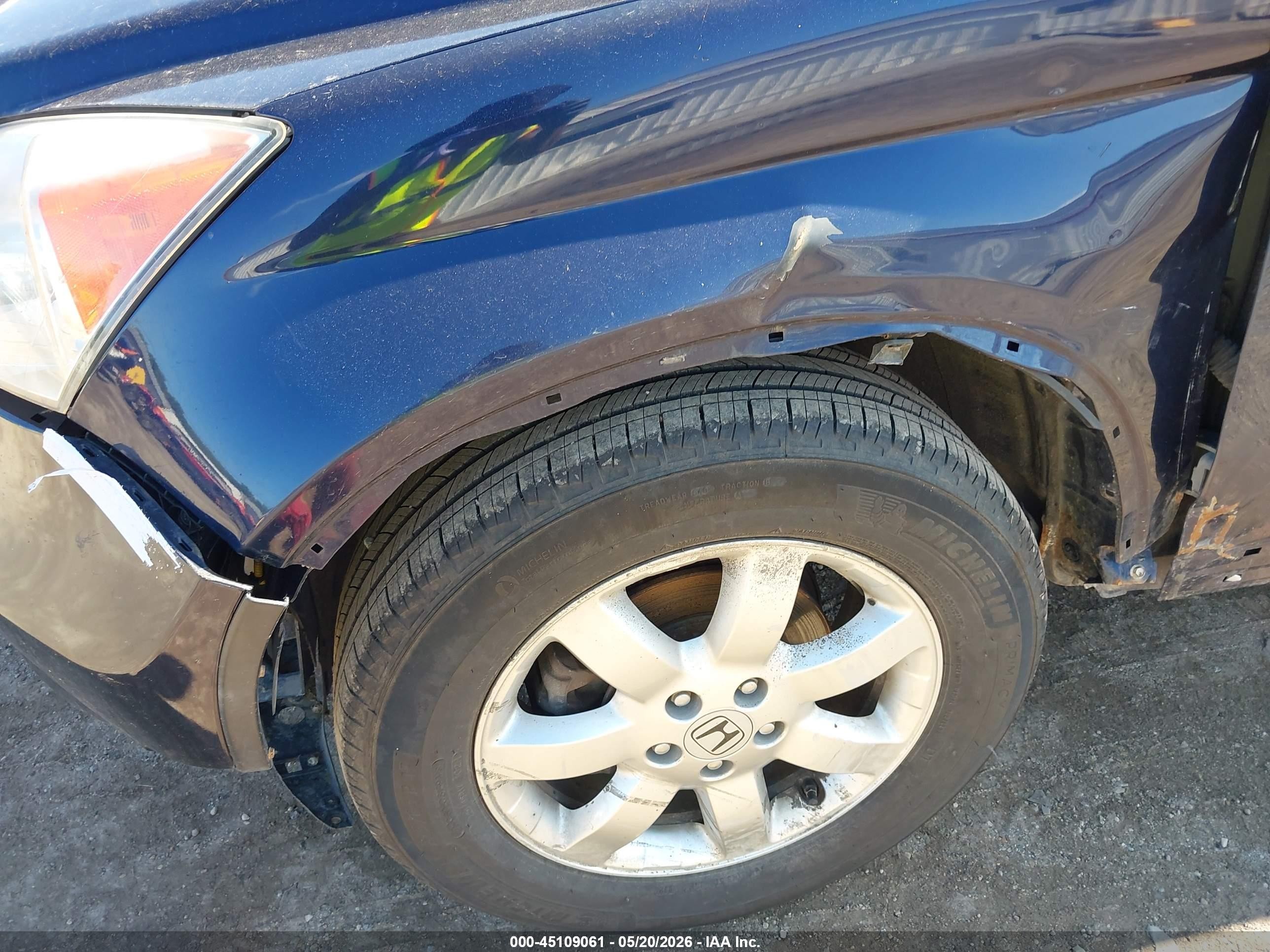 2009 Honda Cr-v Ex-l Синий vin: JHLRE487X9C003634