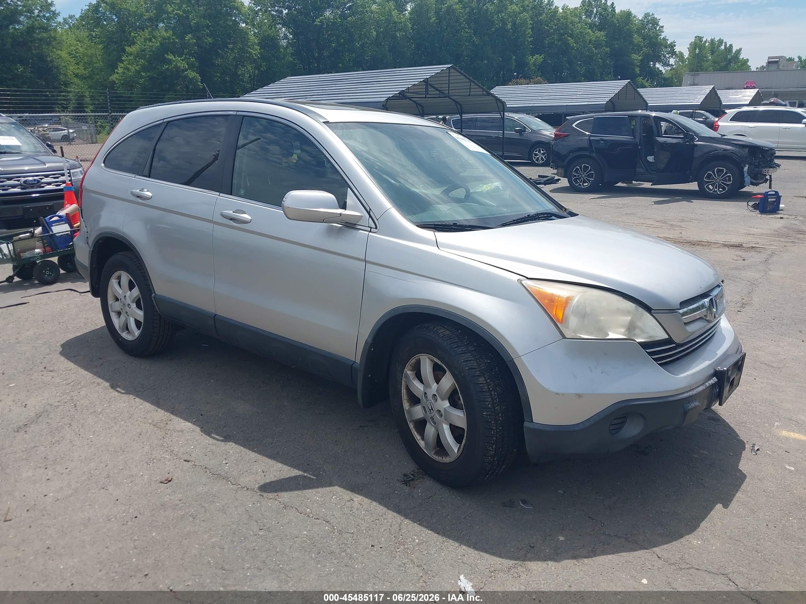 2009 Honda Cr-v Ex-l Silver vin: JHLRE487X9C011099