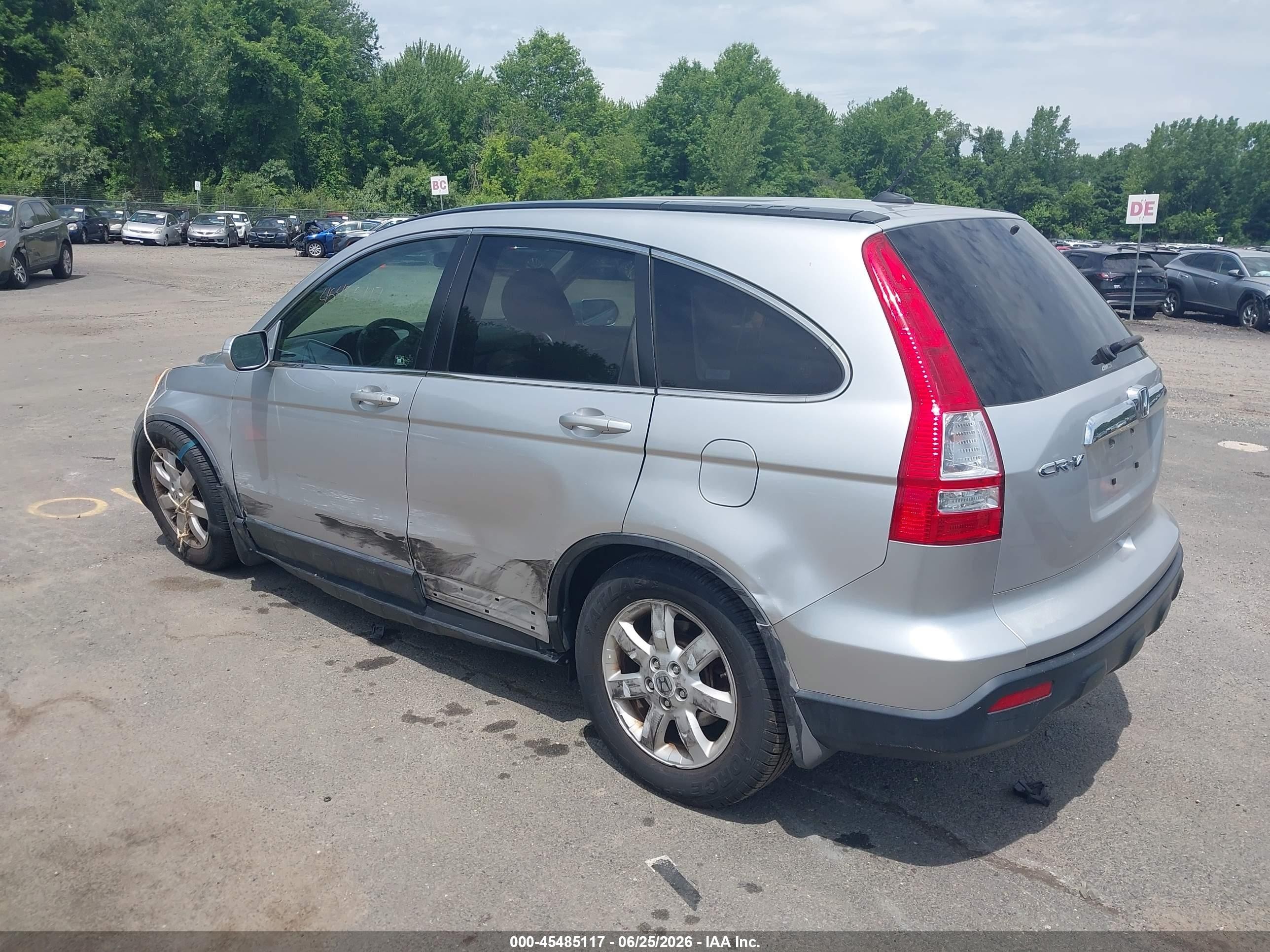 2009 Honda Cr-v Ex-l Silver vin: JHLRE487X9C011099