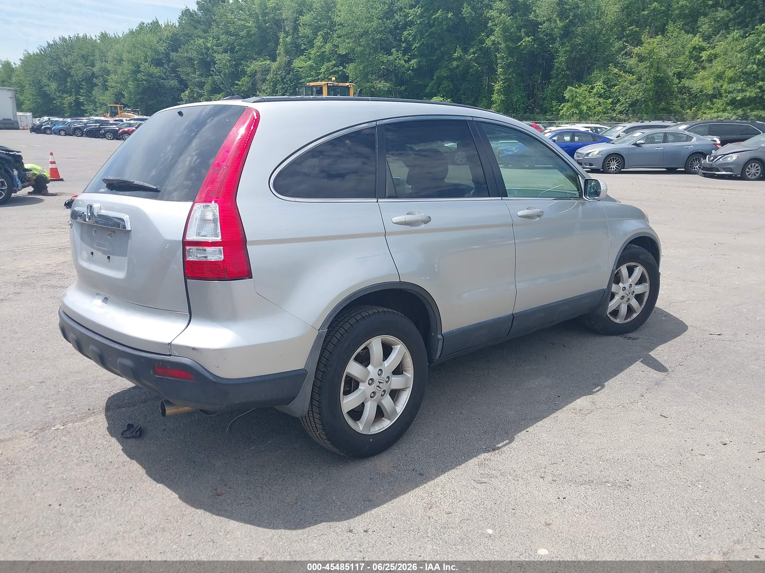2009 Honda Cr-v Ex-l Silver vin: JHLRE487X9C011099