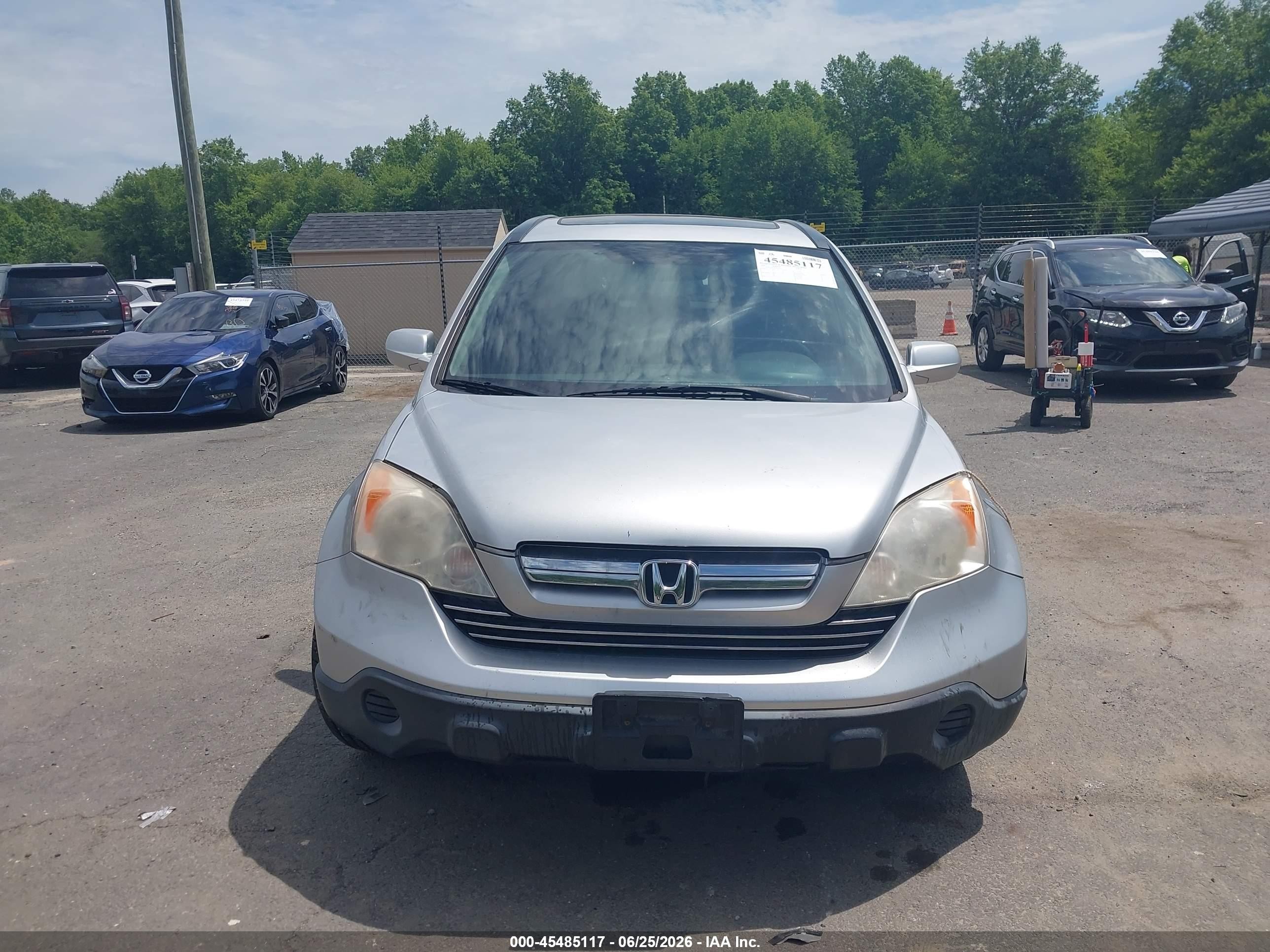 2009 Honda Cr-v Ex-l Silver vin: JHLRE487X9C011099