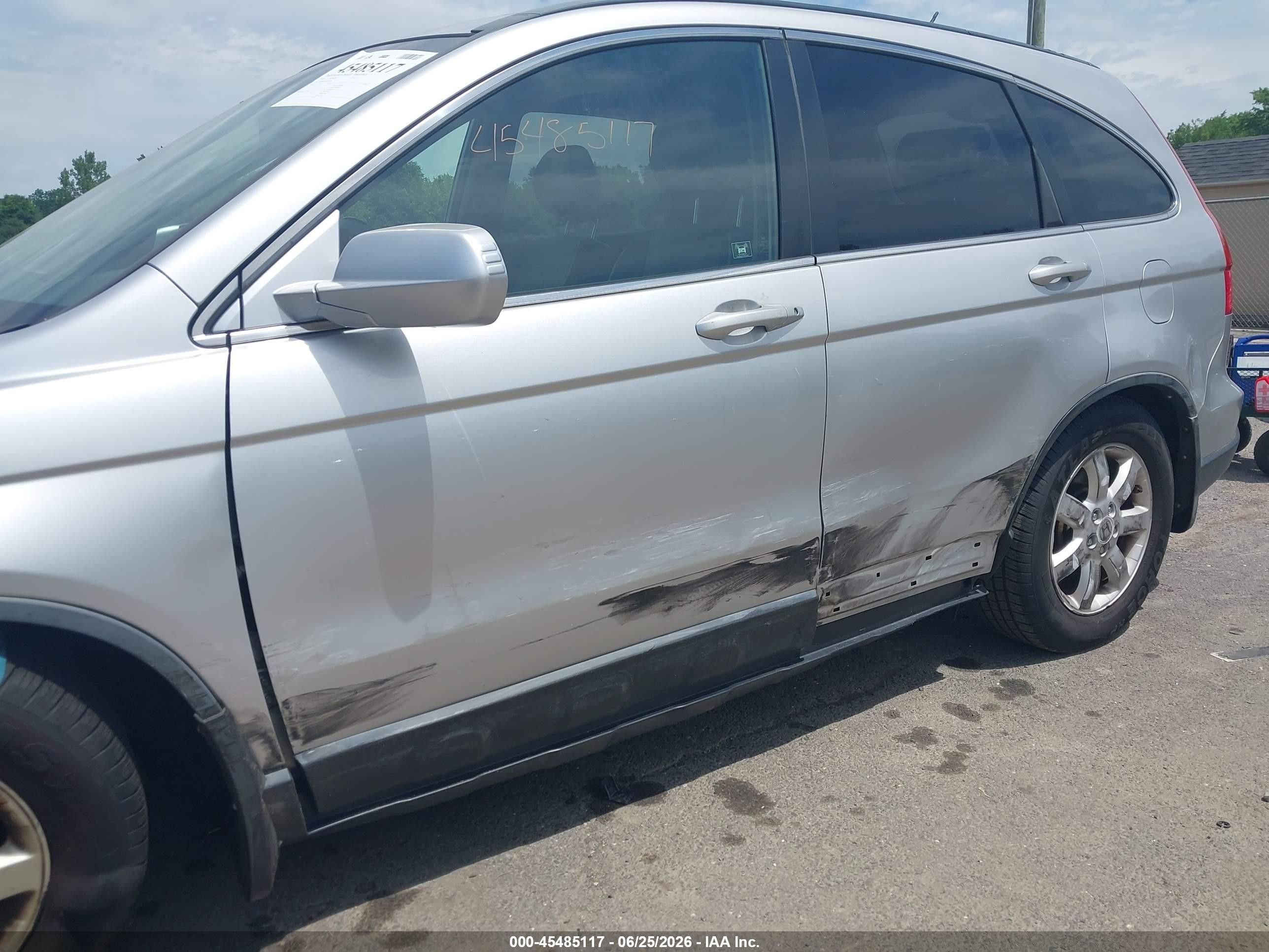 2009 Honda Cr-v Ex-l Silver vin: JHLRE487X9C011099