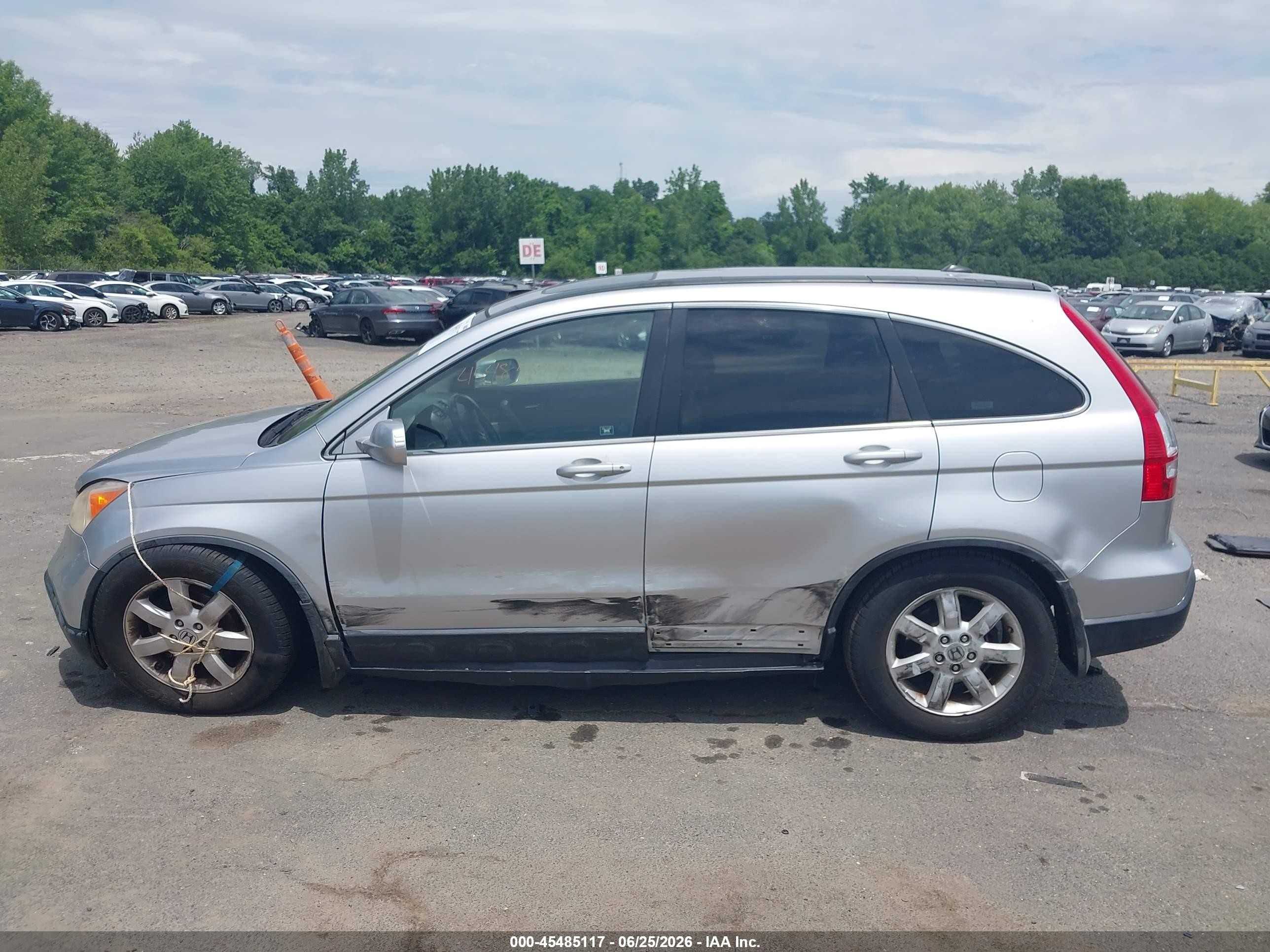 2009 Honda Cr-v Ex-l Silver vin: JHLRE487X9C011099
