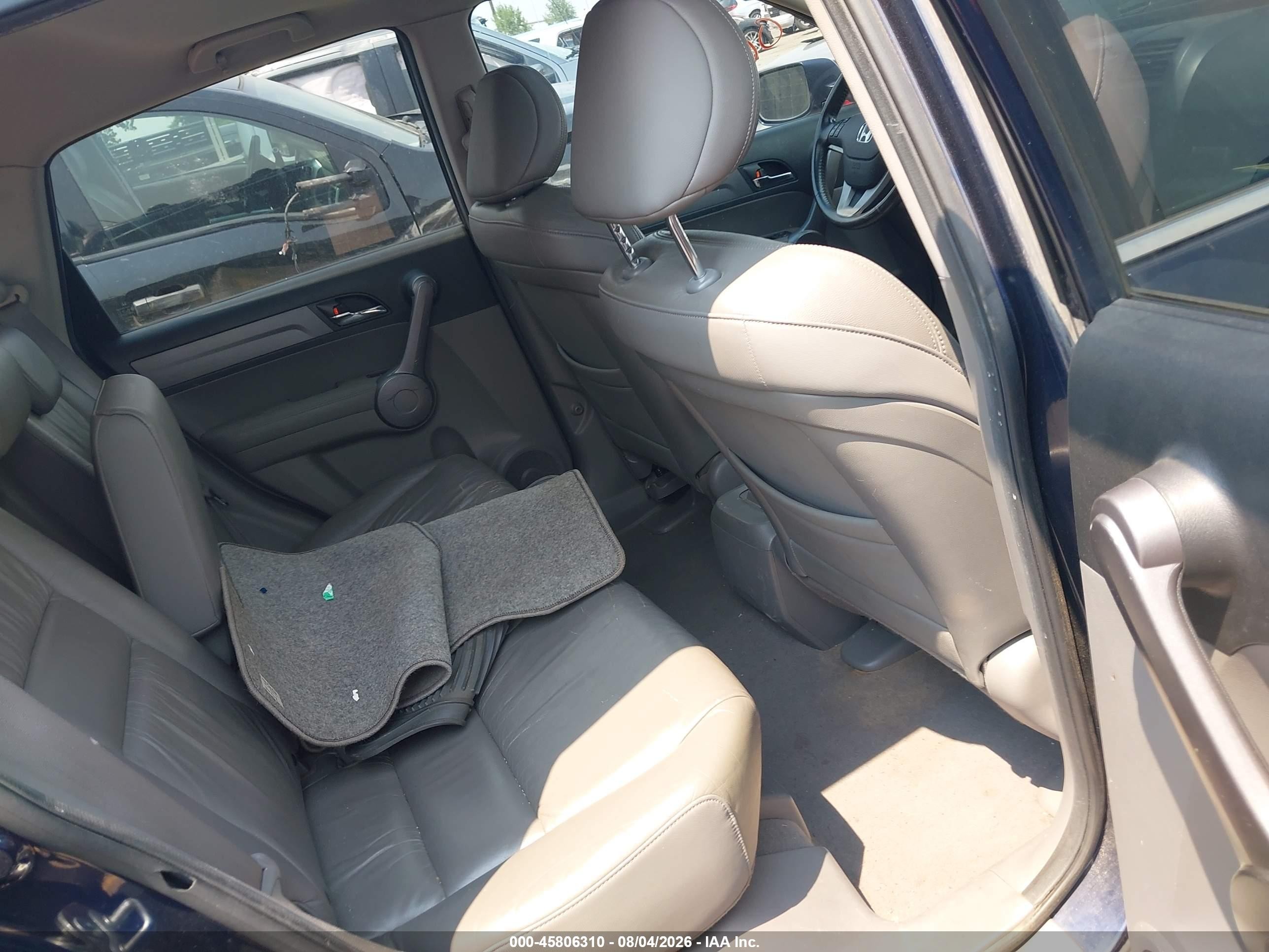 2009 Honda Cr-v Ex-l Blue vin: JHLRE487X9C012866