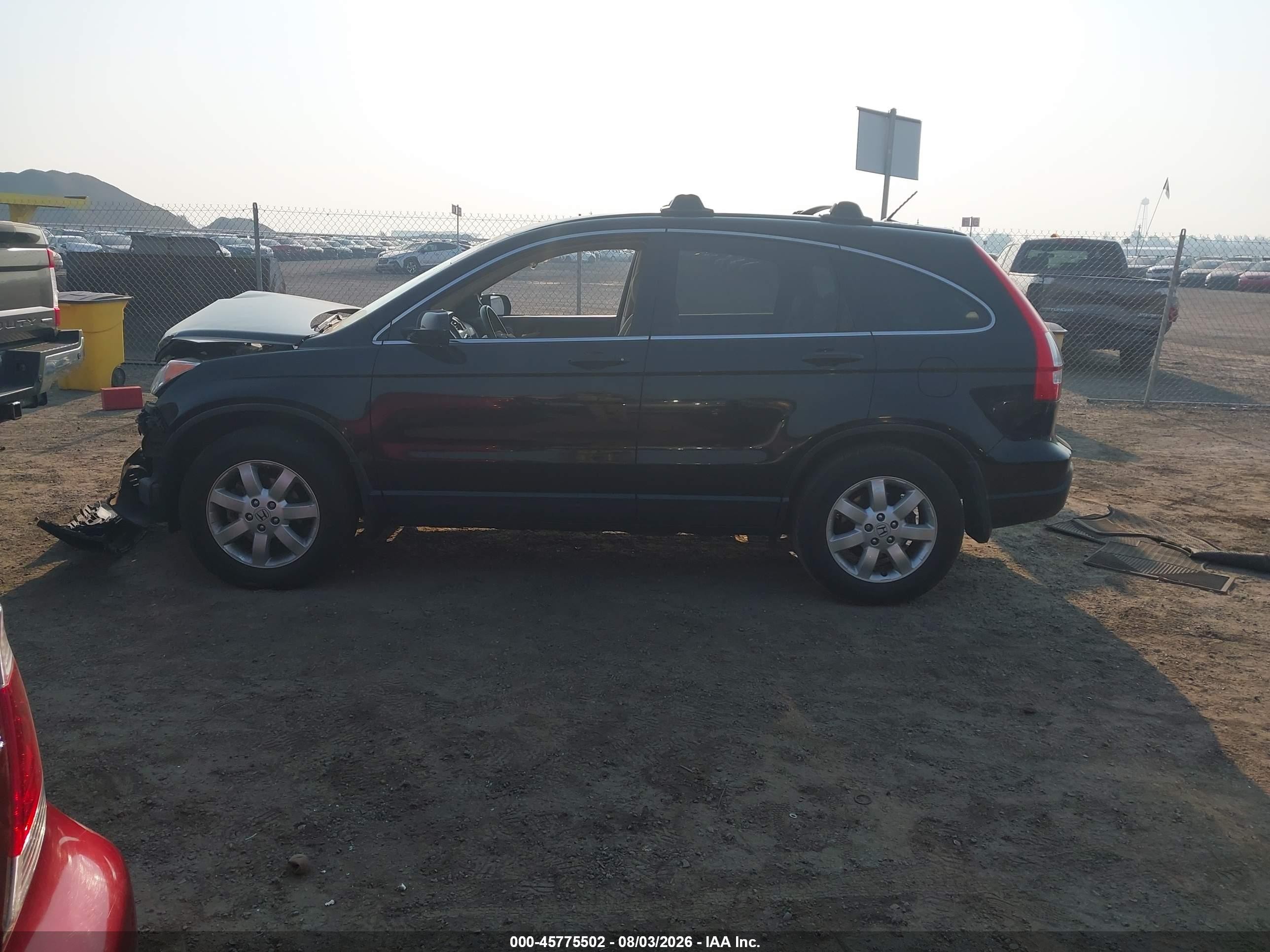 2009 Honda Cr-v Ex-l Black vin: JHLRE487X9C020918