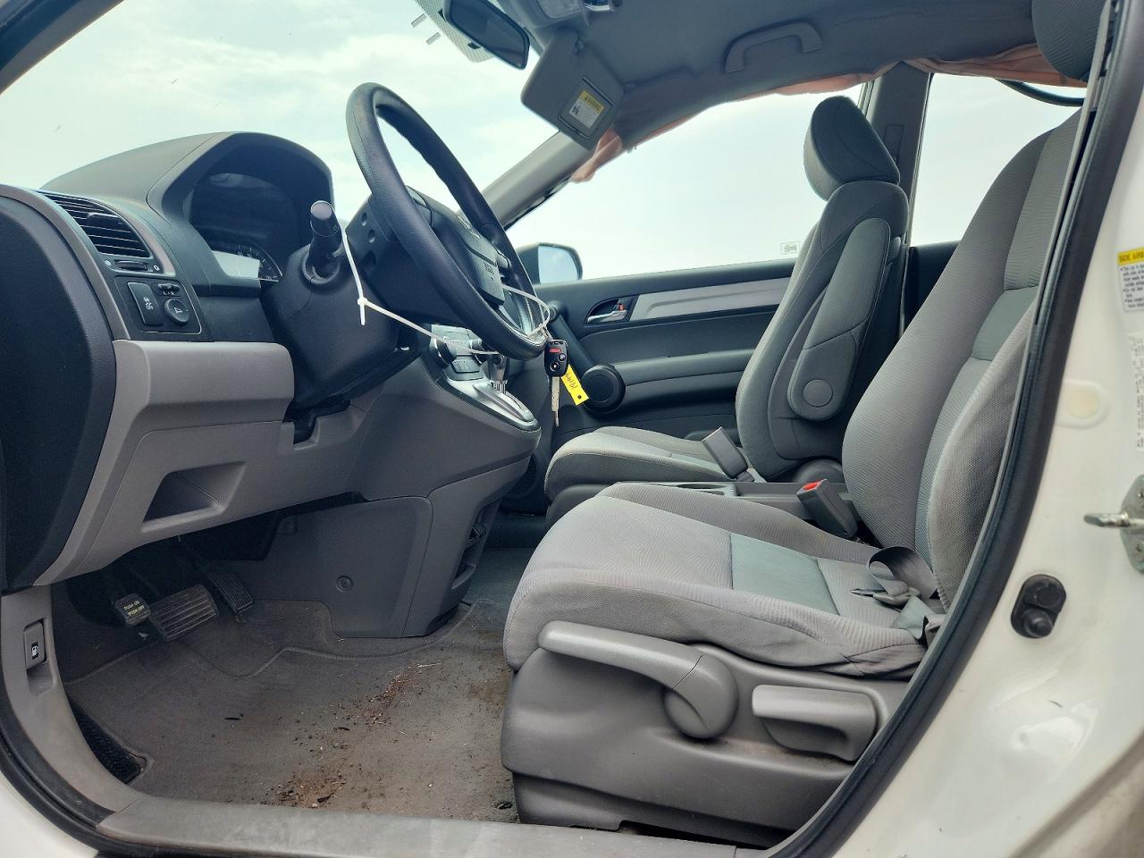 2010 Honda Cr-v Lx White vin: JHLRE4H30AC013784