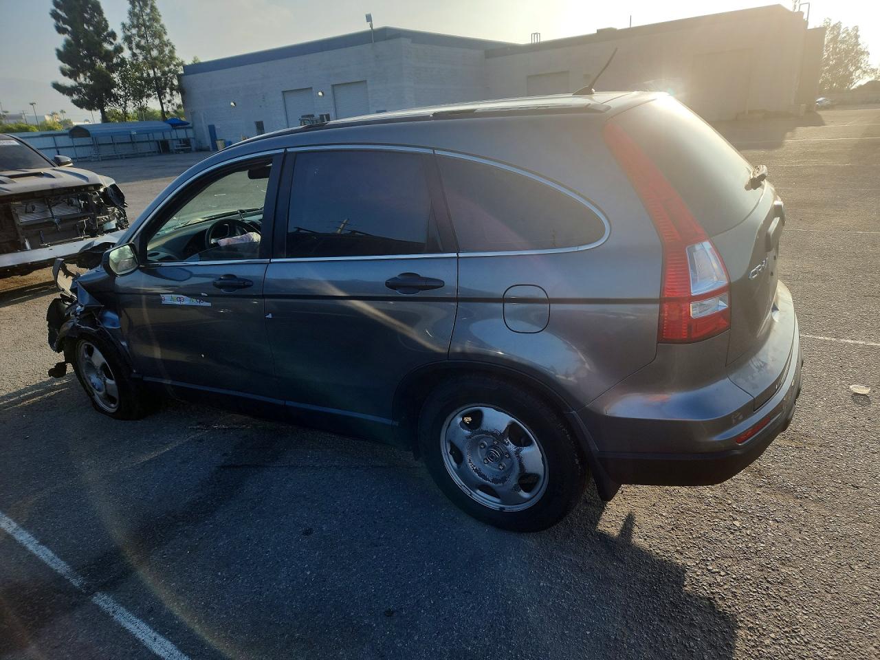 2010 Honda Cr-v Lx Gray vin: JHLRE4H30AC015017