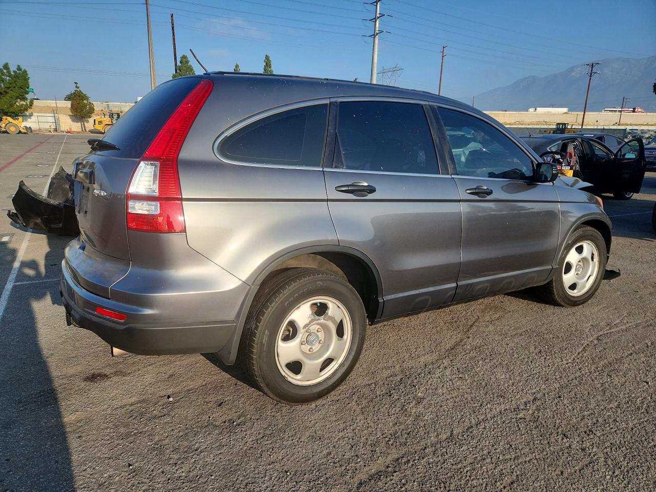 2010 Honda Cr-v Lx Gray vin: JHLRE4H30AC015017