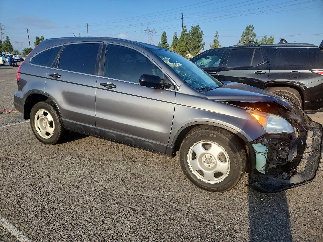 2010 Honda Cr-v Lx Gray vin: JHLRE4H30AC015017