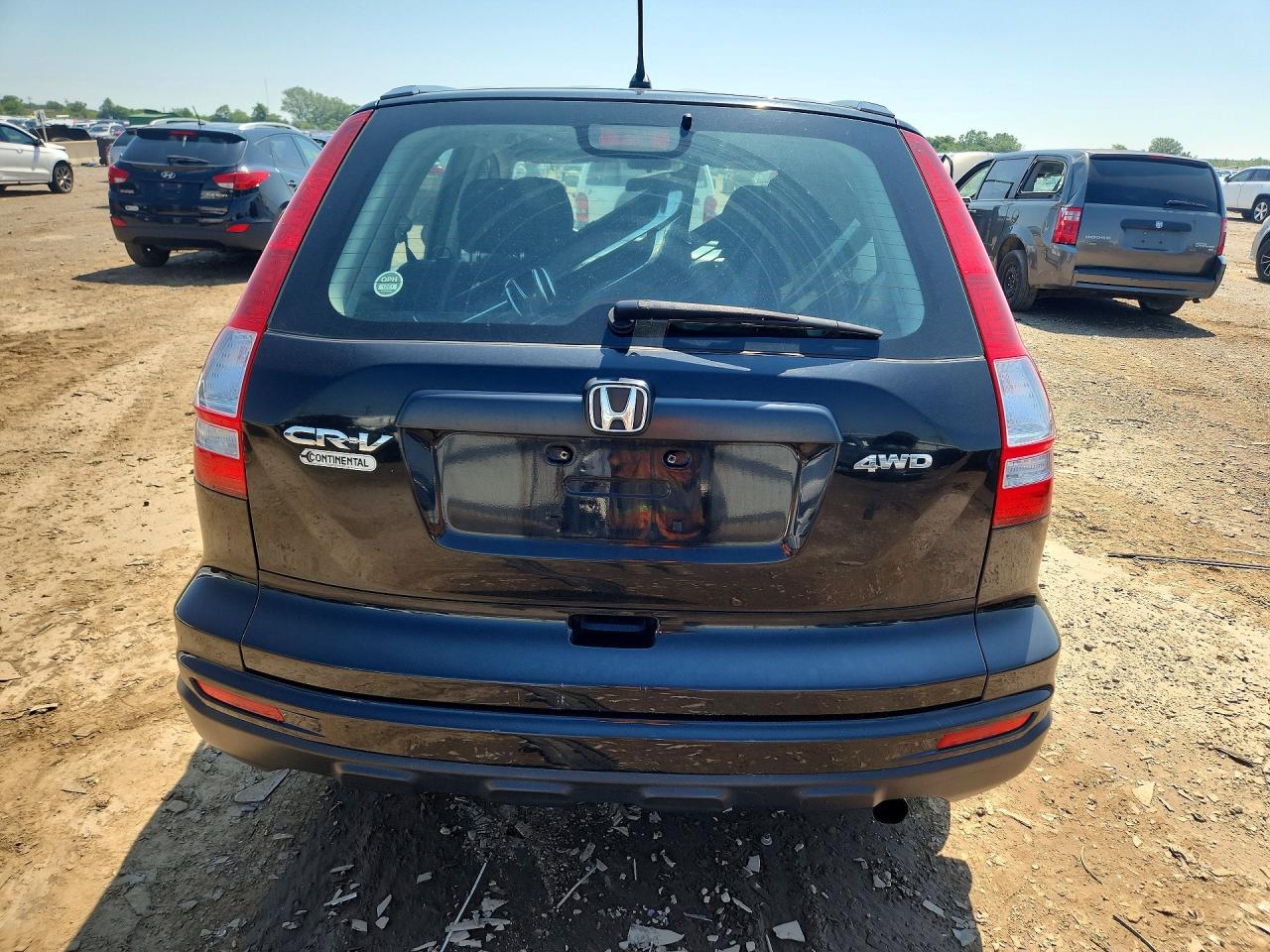 2010 Honda Cr-v Lx Black vin: JHLRE4H32AC012698