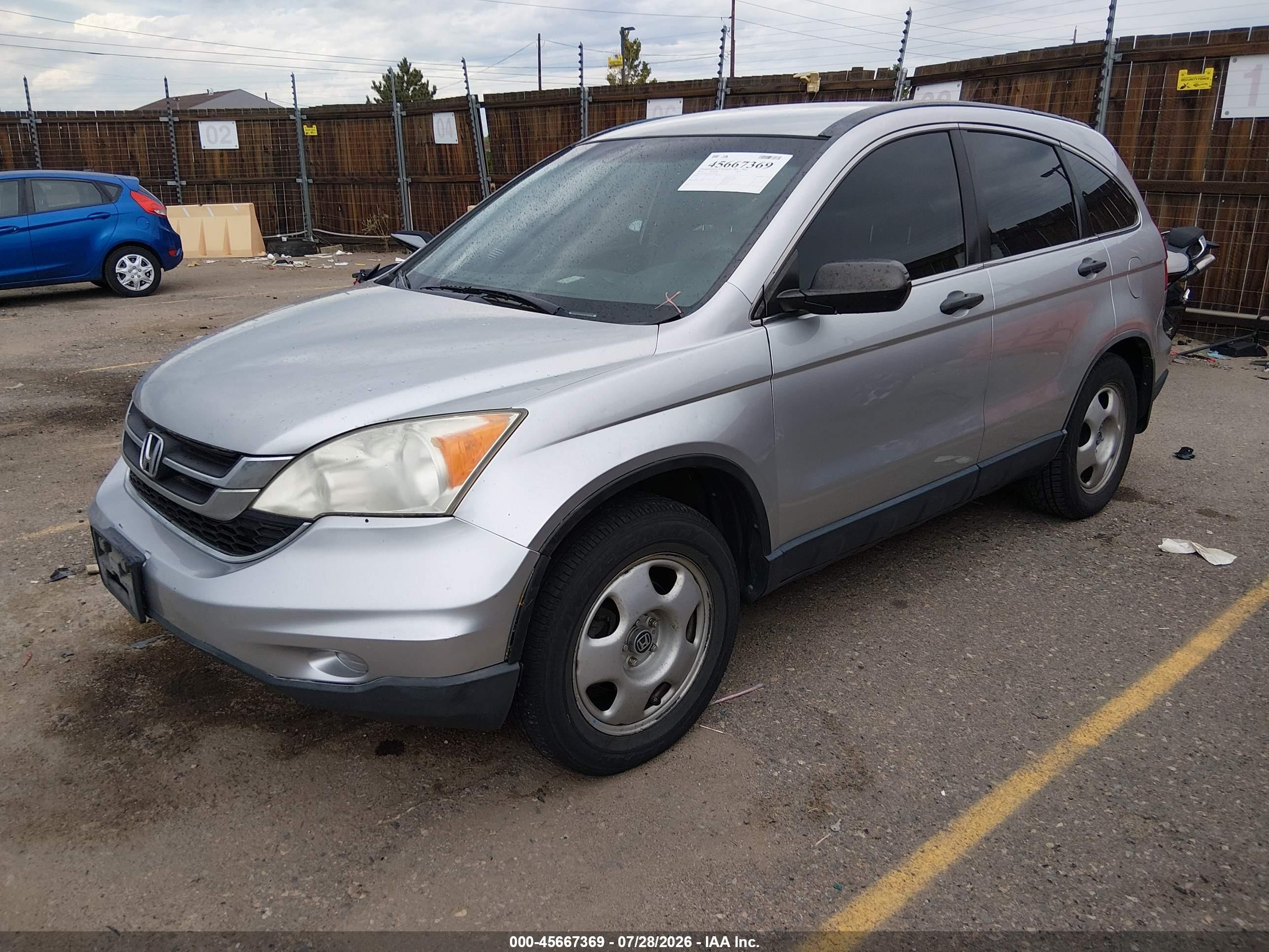 2011 Honda Cr-v Lx Серый vin: JHLRE4H32BC013870