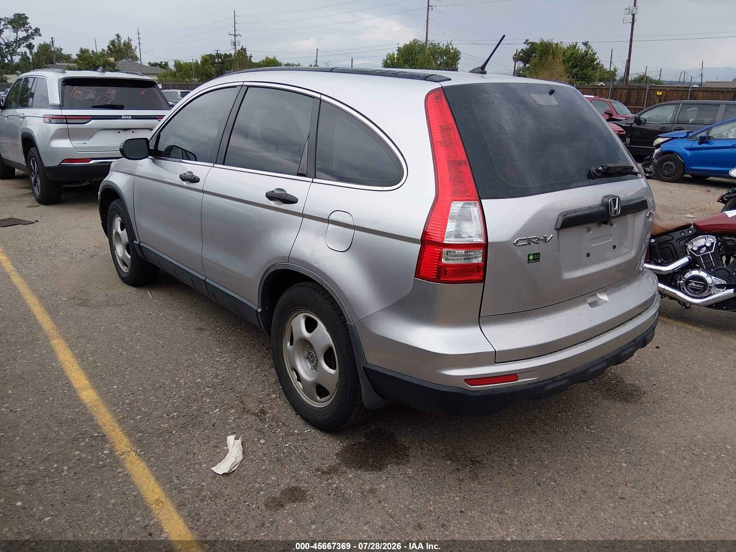2011 Honda Cr-v Lx Серый vin: JHLRE4H32BC013870
