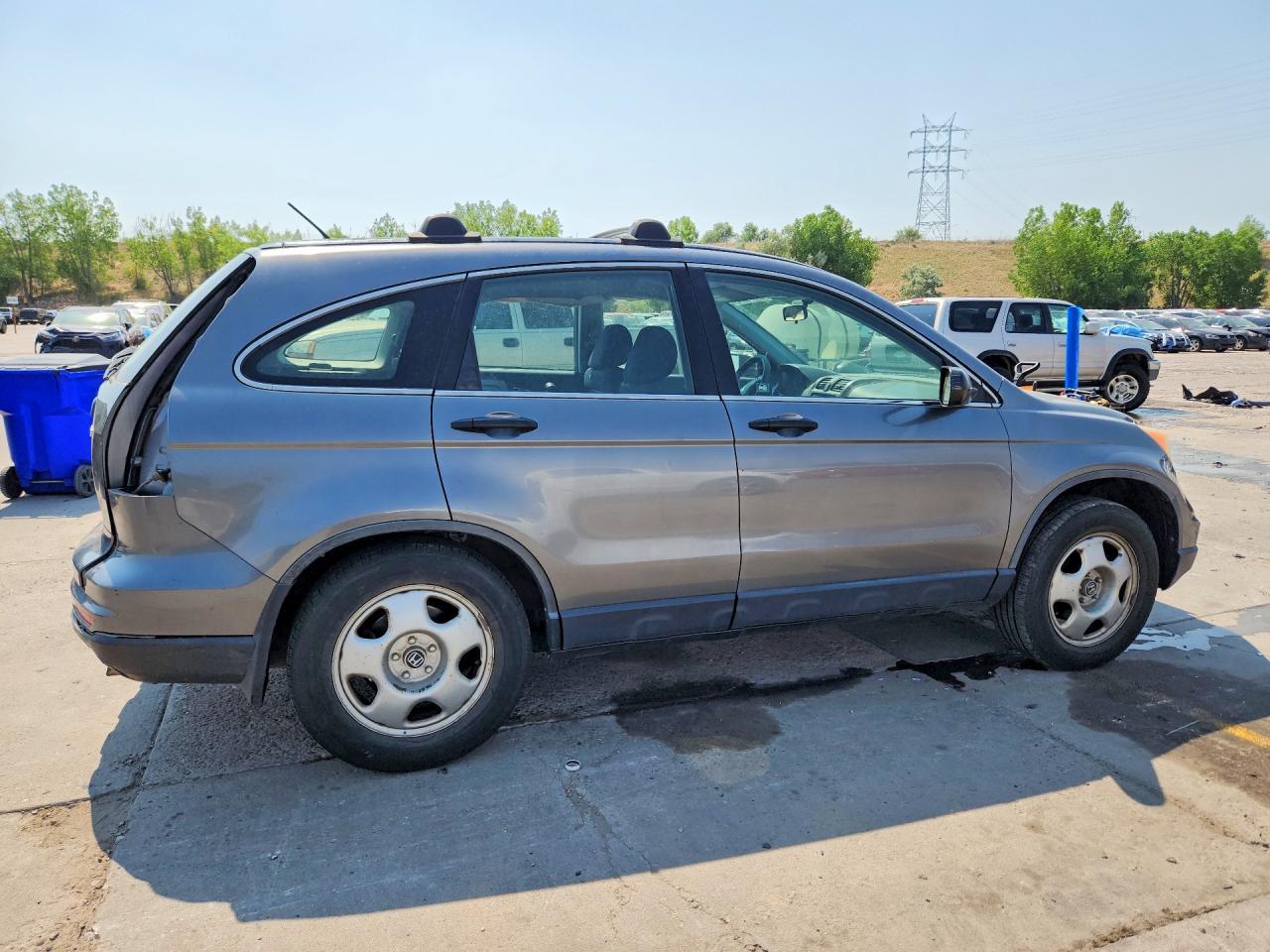 2011 Honda Cr-v Lx Gray vin: JHLRE4H32BC021001