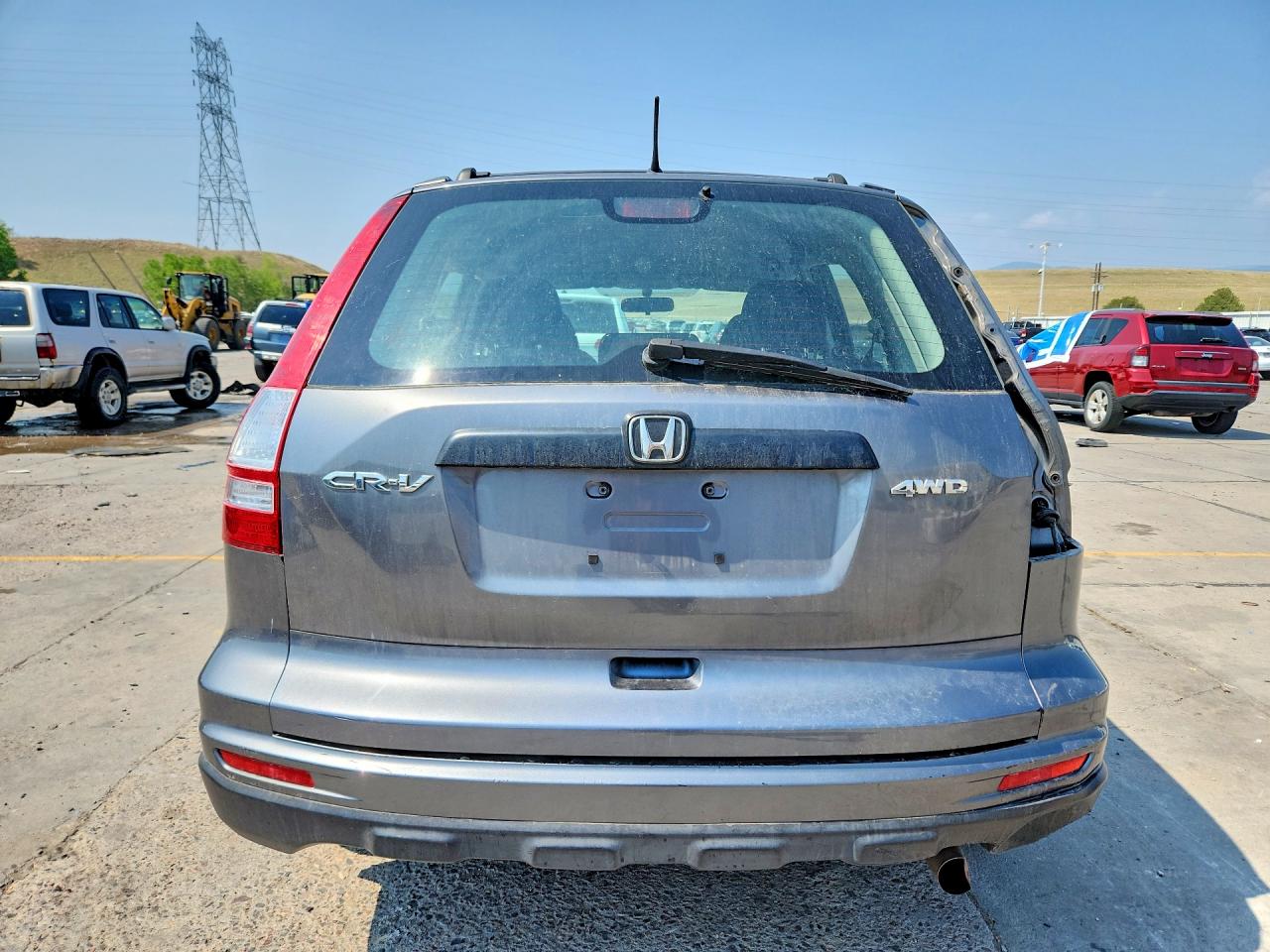 2011 Honda Cr-v Lx Gray vin: JHLRE4H32BC021001