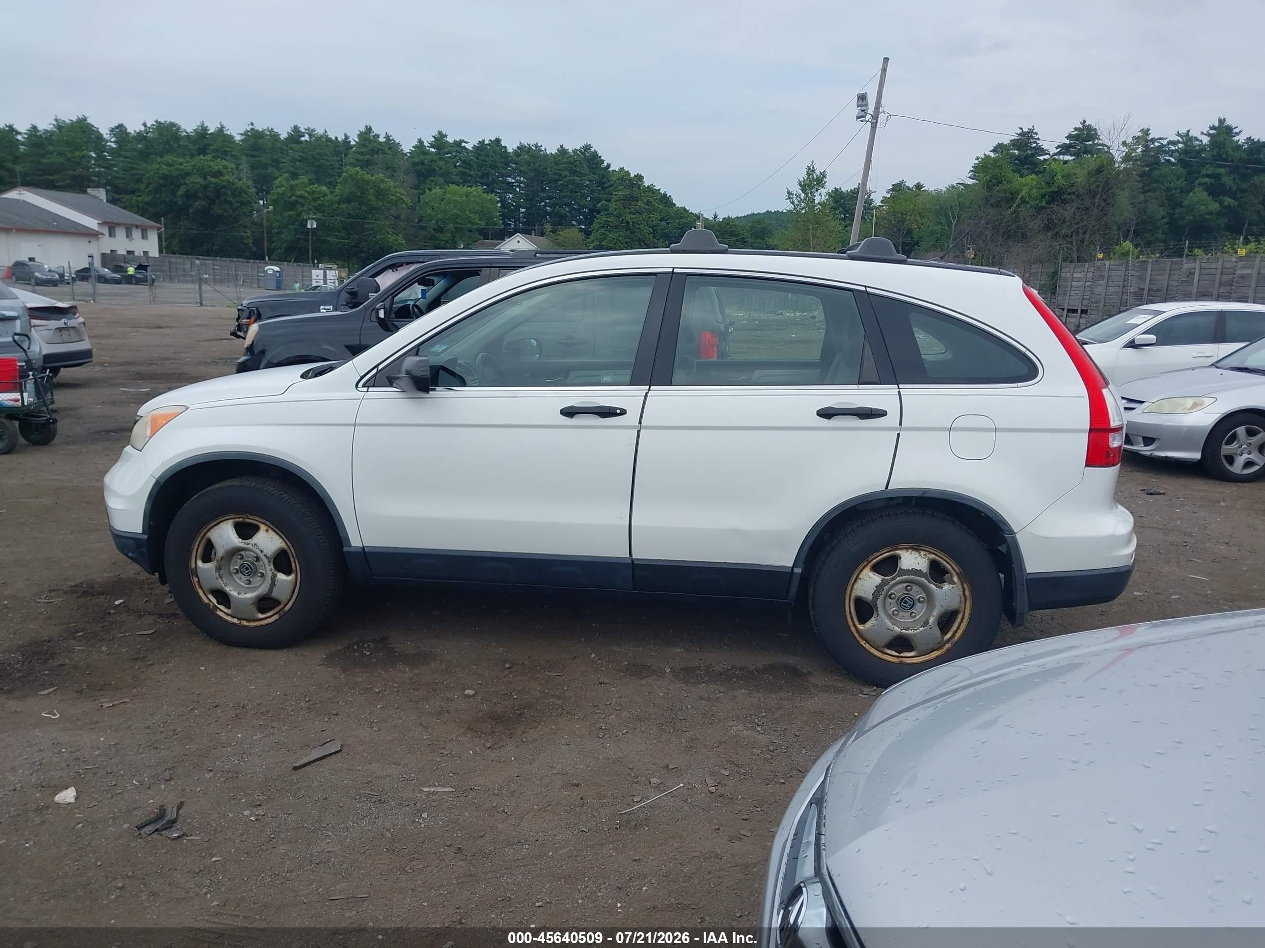 2011 Honda Cr-v Lx Белый vin: JHLRE4H32BC030703