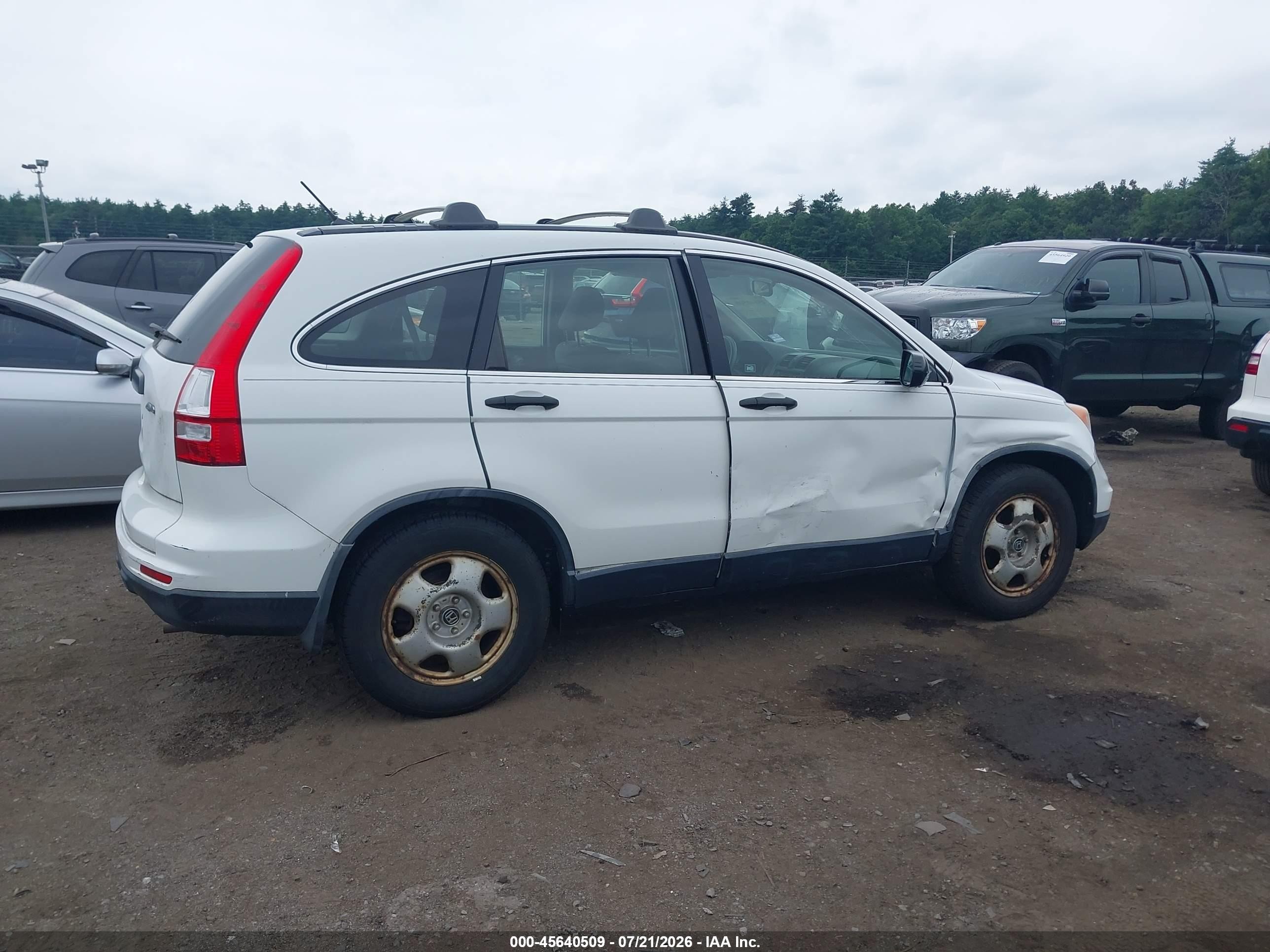 2011 Honda Cr-v Lx Белый vin: JHLRE4H32BC030703