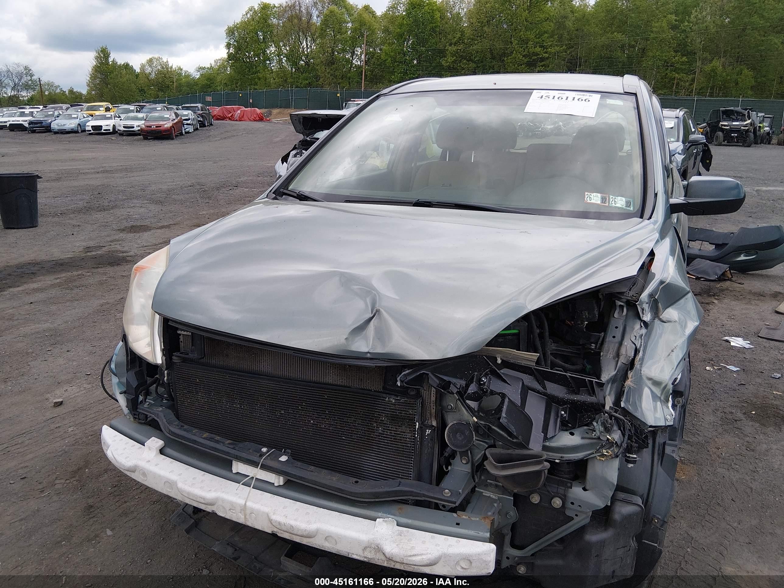 2011 Honda Cr-v Lx Green vin: JHLRE4H32BC035710
