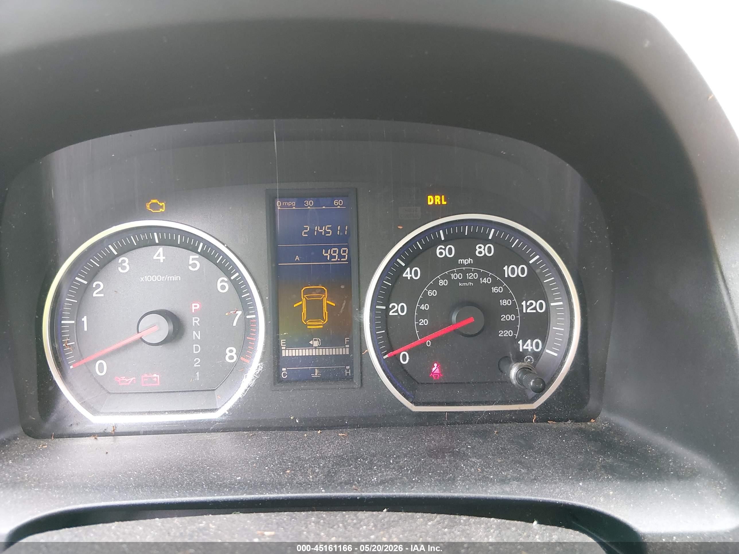 2011 Honda Cr-v Lx Green vin: JHLRE4H32BC035710