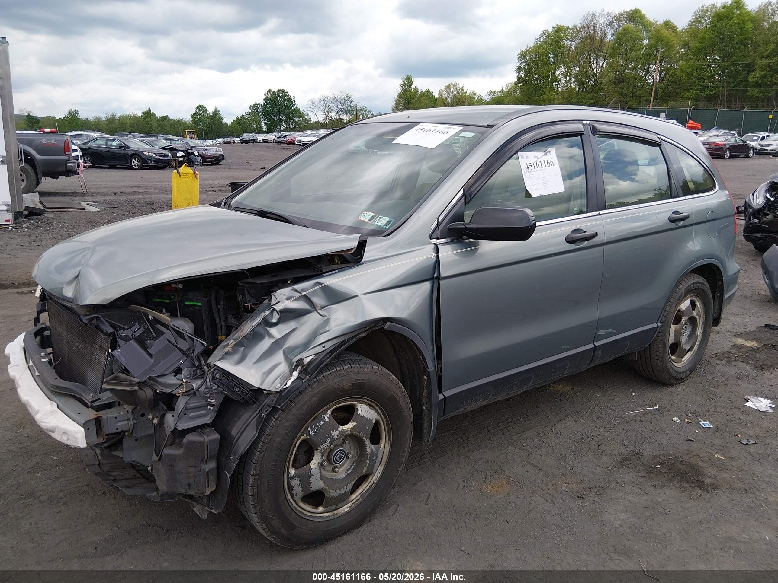 2011 Honda Cr-v Lx Green vin: JHLRE4H32BC035710