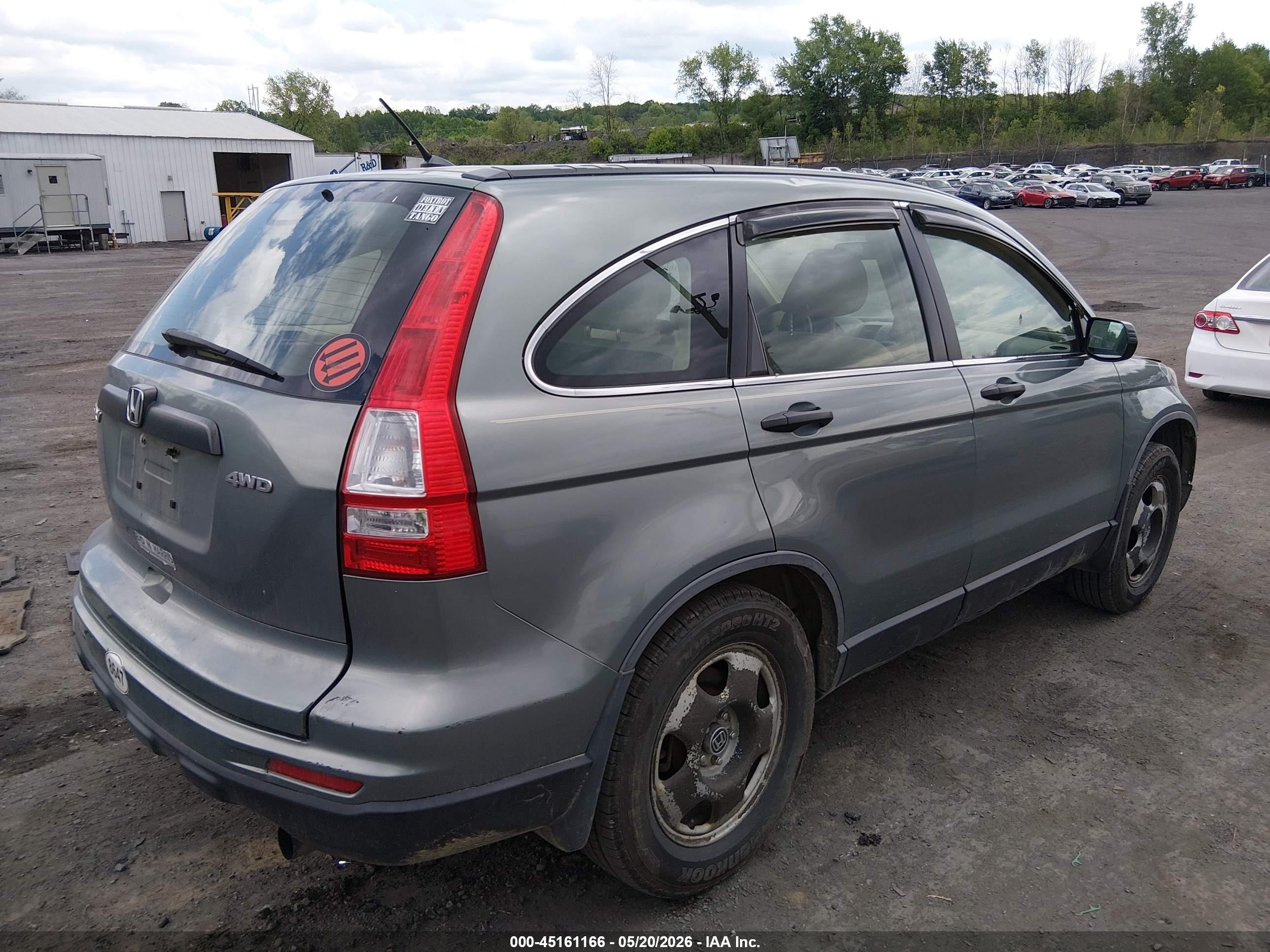2011 Honda Cr-v Lx Green vin: JHLRE4H32BC035710