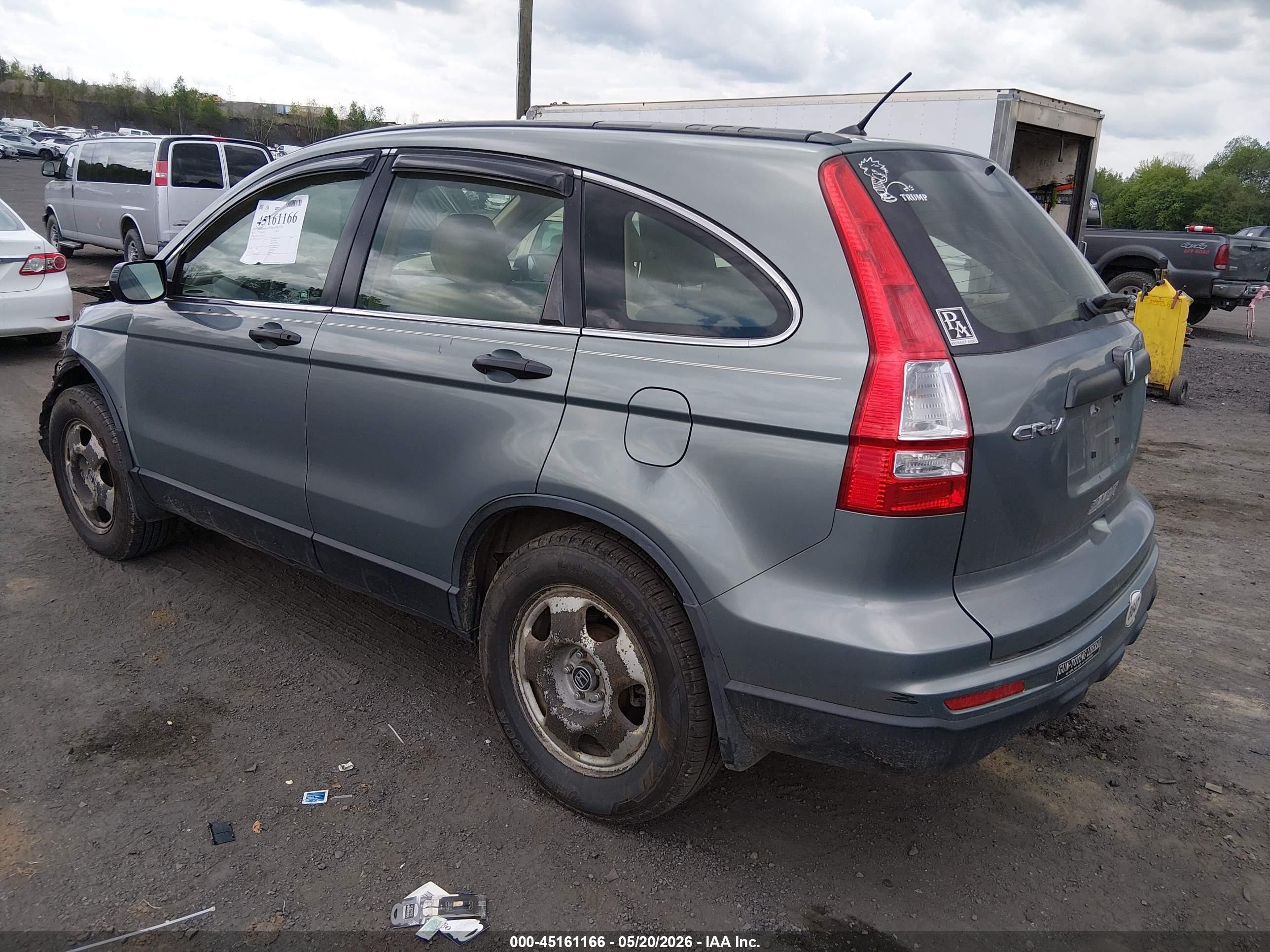 2011 Honda Cr-v Lx Green vin: JHLRE4H32BC035710