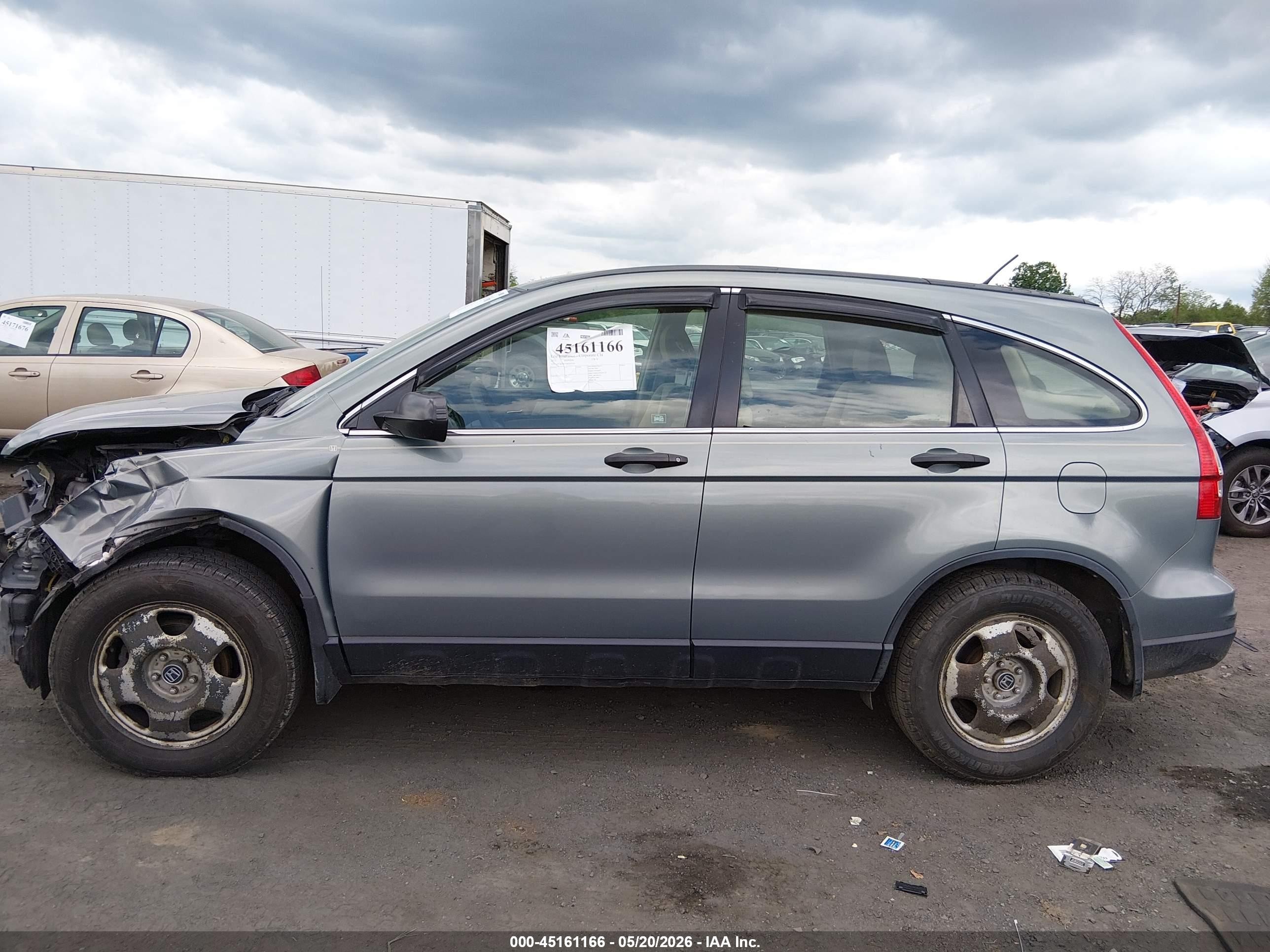 2011 Honda Cr-v Lx Green vin: JHLRE4H32BC035710