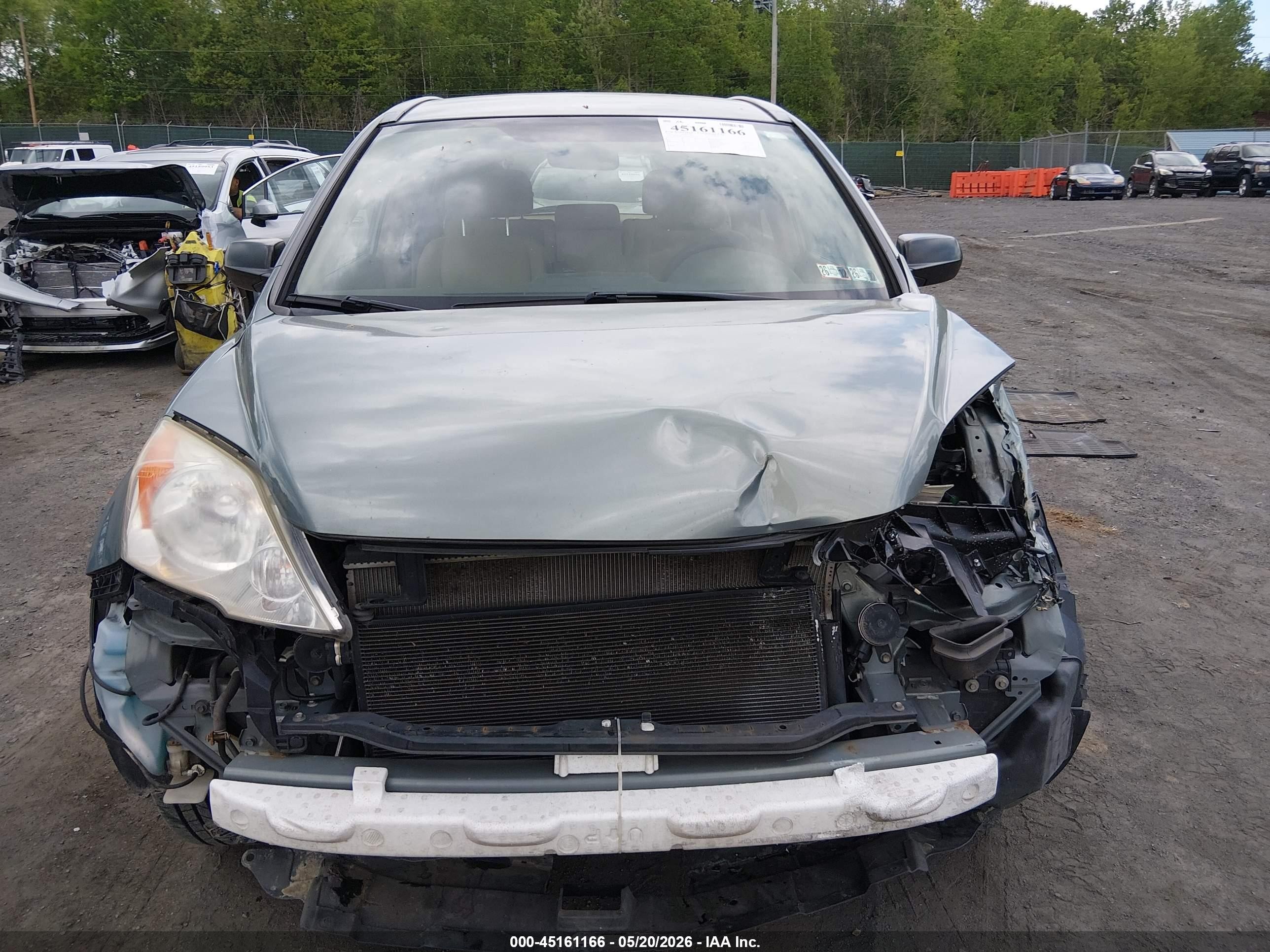 2011 Honda Cr-v Lx Green vin: JHLRE4H32BC035710
