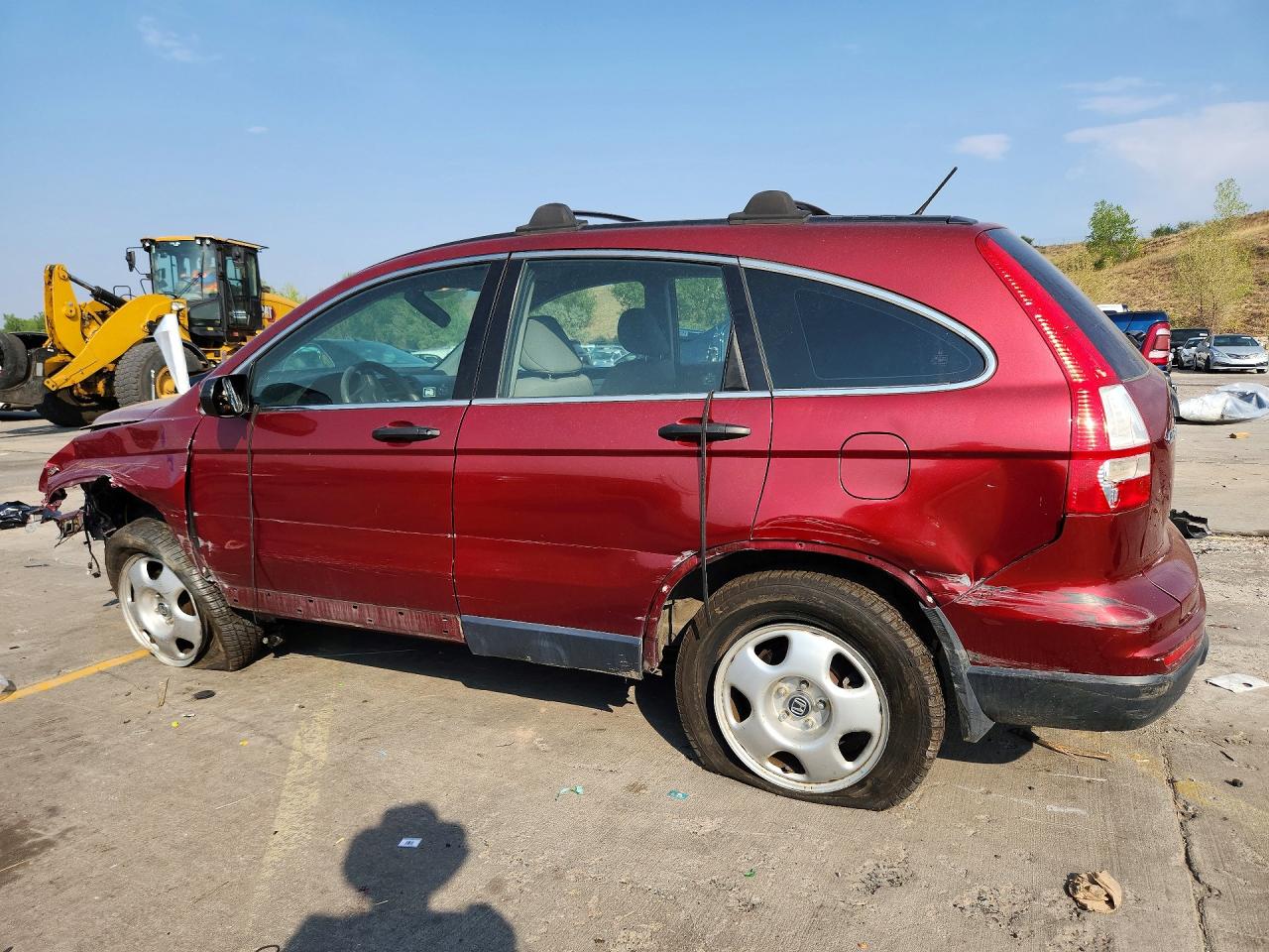 2011 Honda Cr-v Lx Maroon vin: JHLRE4H33BC021086