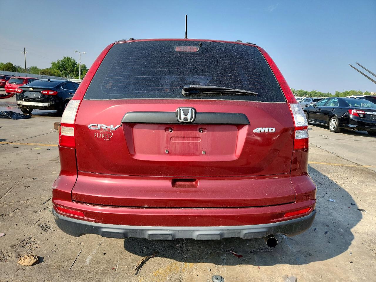 2011 Honda Cr-v Lx Maroon vin: JHLRE4H33BC021086
