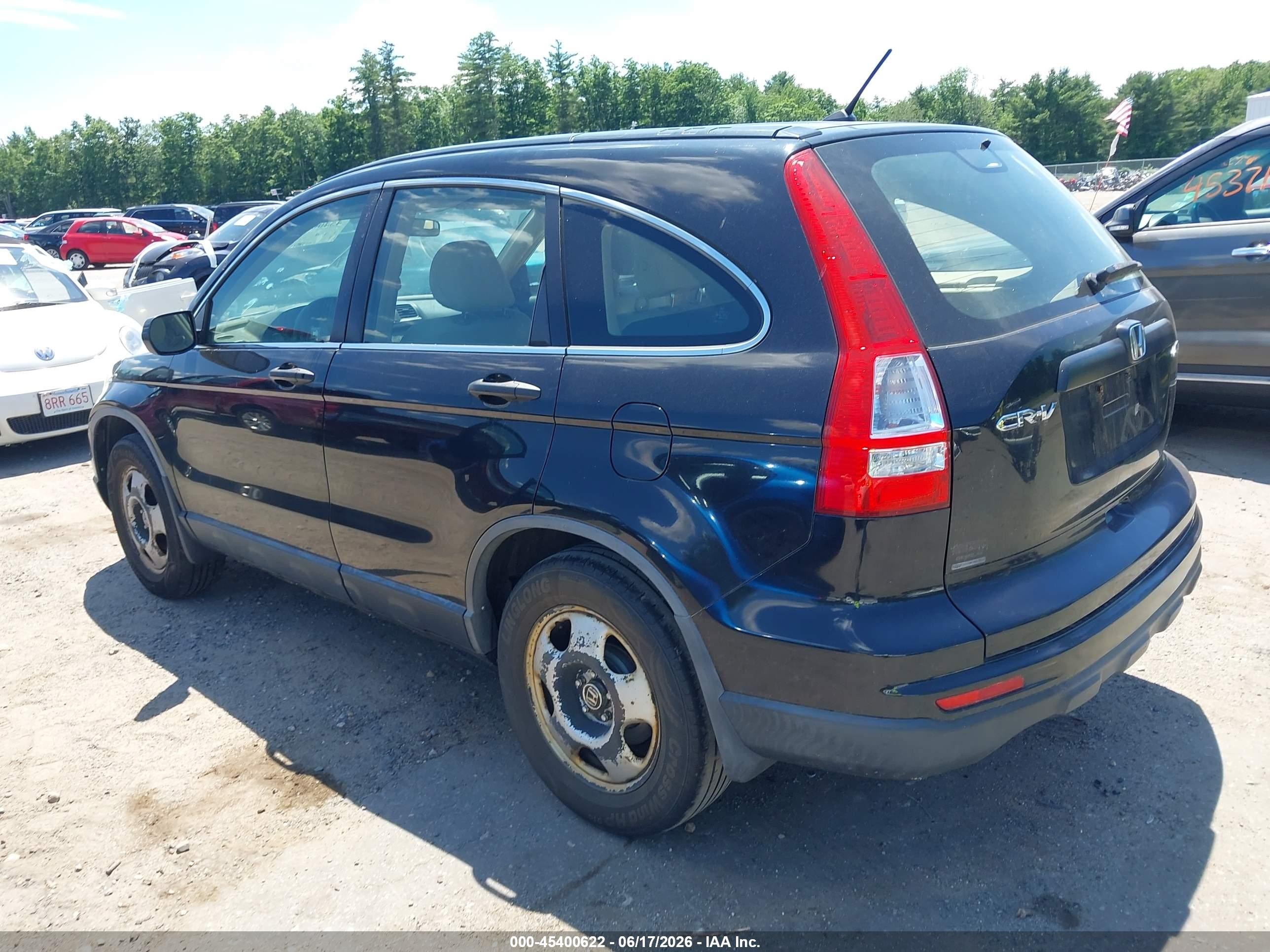 2010 Honda Cr-v Lx Black vin: JHLRE4H34AC003372